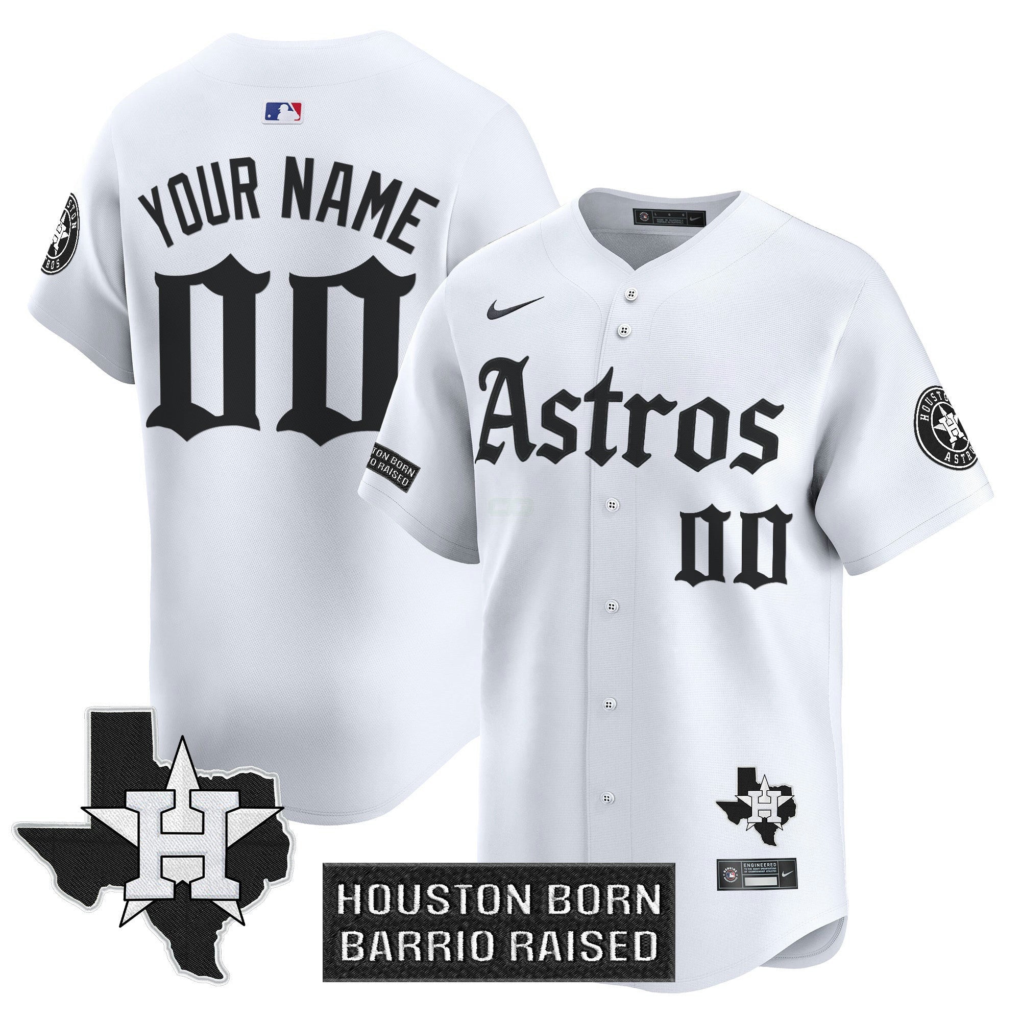 Camisa MLB Houston ‘Gothic Edition’ Vapor Premier Limited Jersey