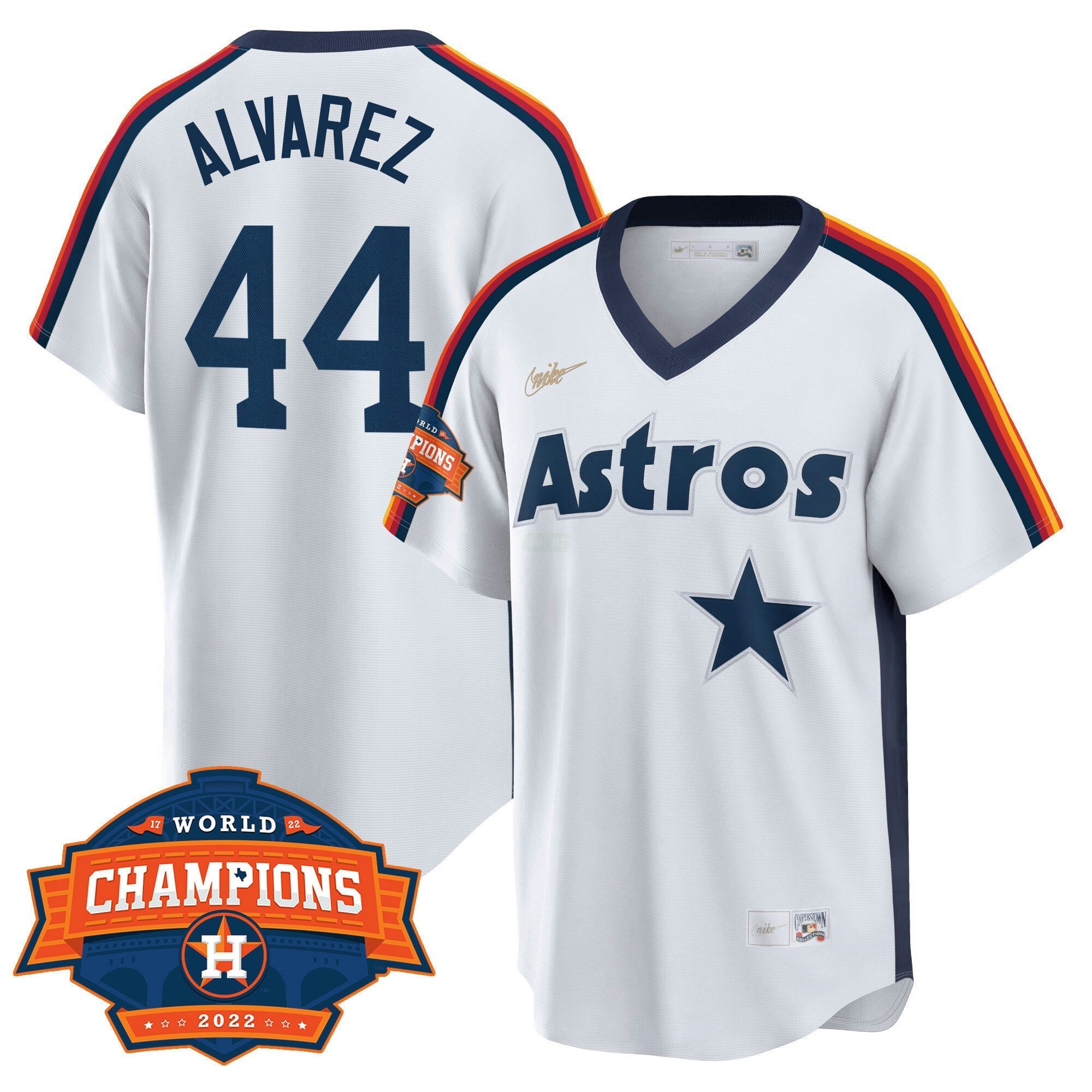 Camisa MLB Houston Home Cooperstown 2022 Champions Limited Player Jersey