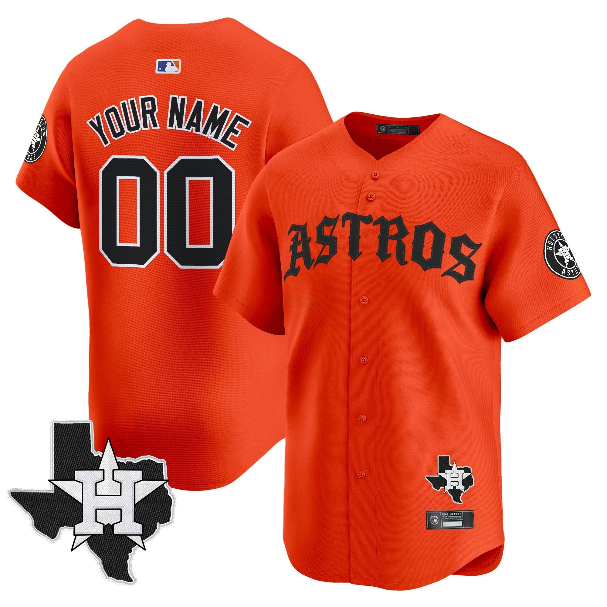 Camisa MLB Houston ‘Old English Edition’ Vapor Premier Limited Jersey