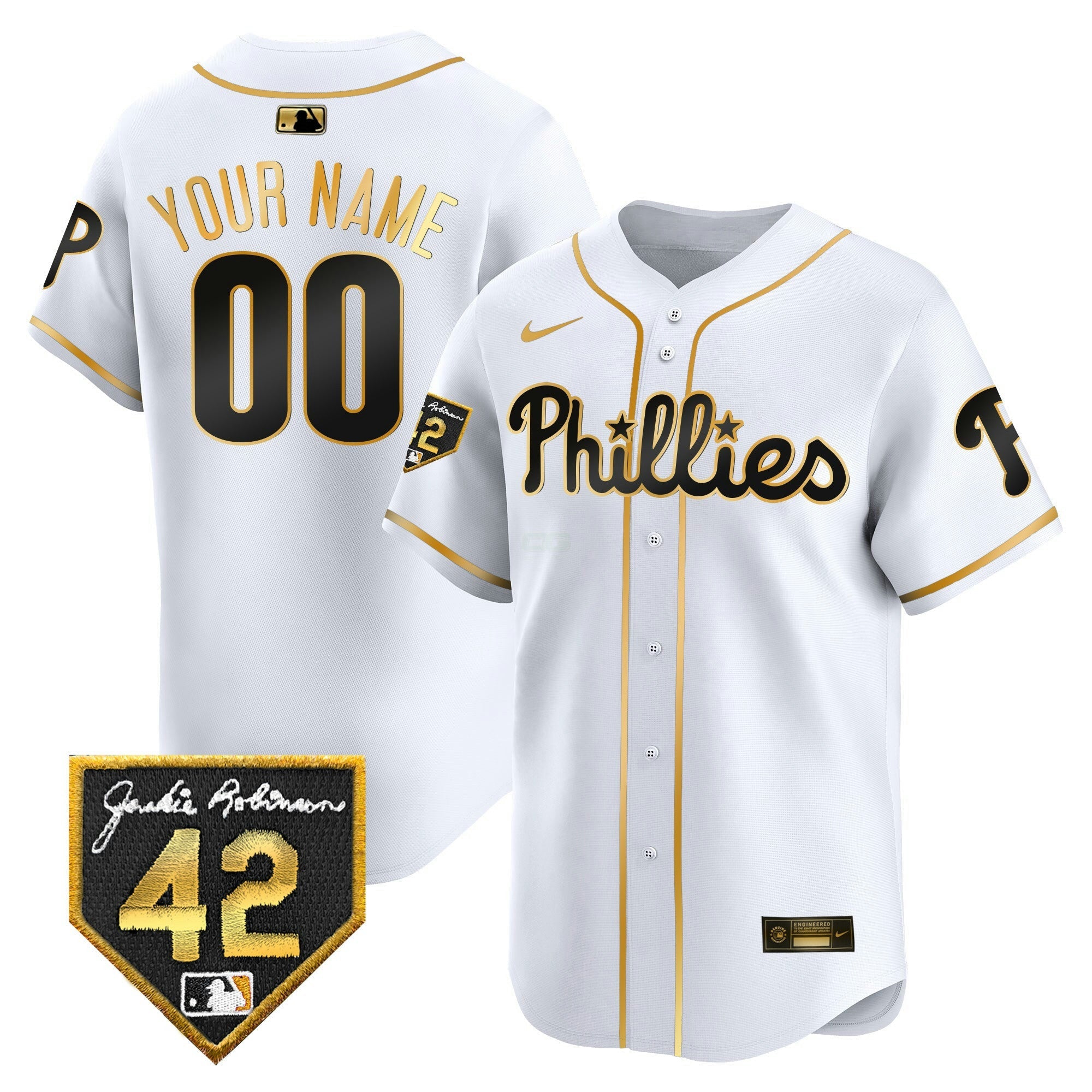 Camisa MLB Jackie 2024 Robinson Patch Vapor Premier Limited Jersey