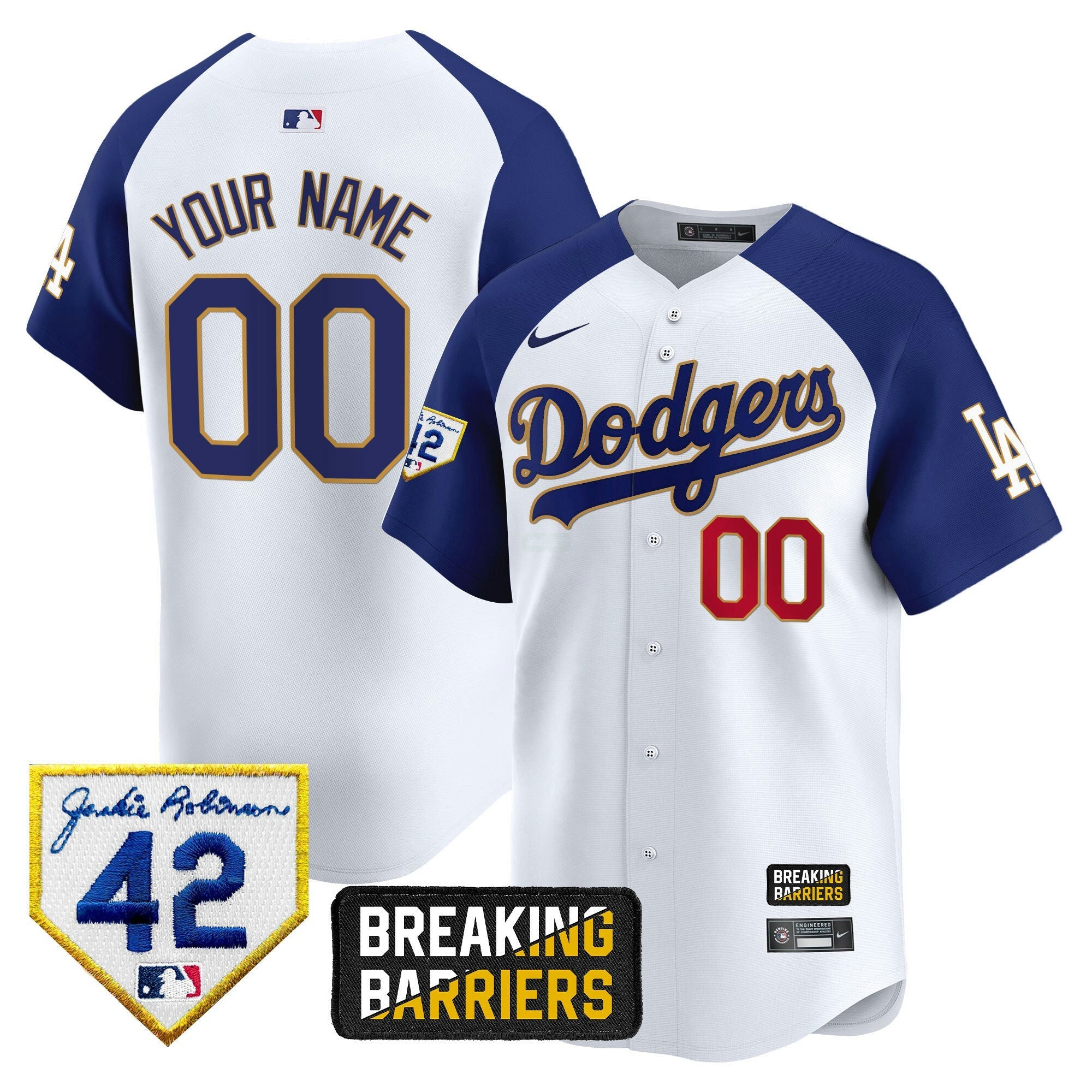 Camisa MLB Jackie Robinson Breaking Barriers Patch Vapor Premier Limited Jersey