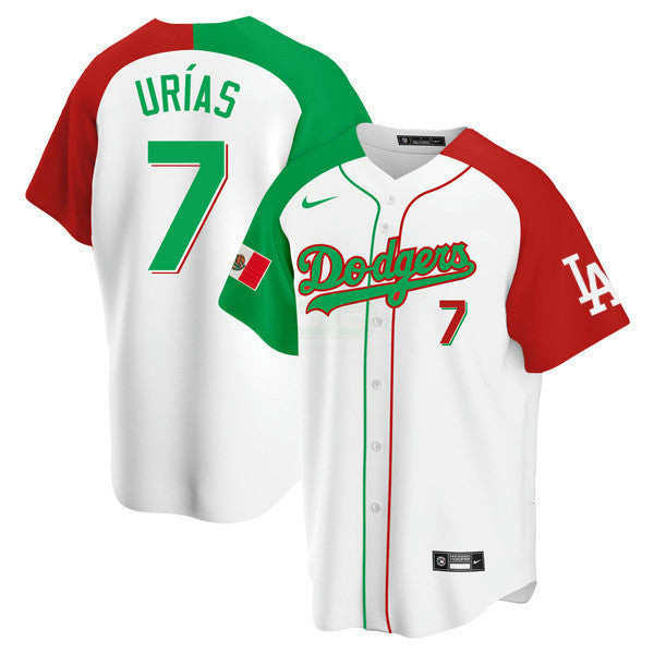 Camisa MLB Julio Urias Los Angeles Mexico Jersey