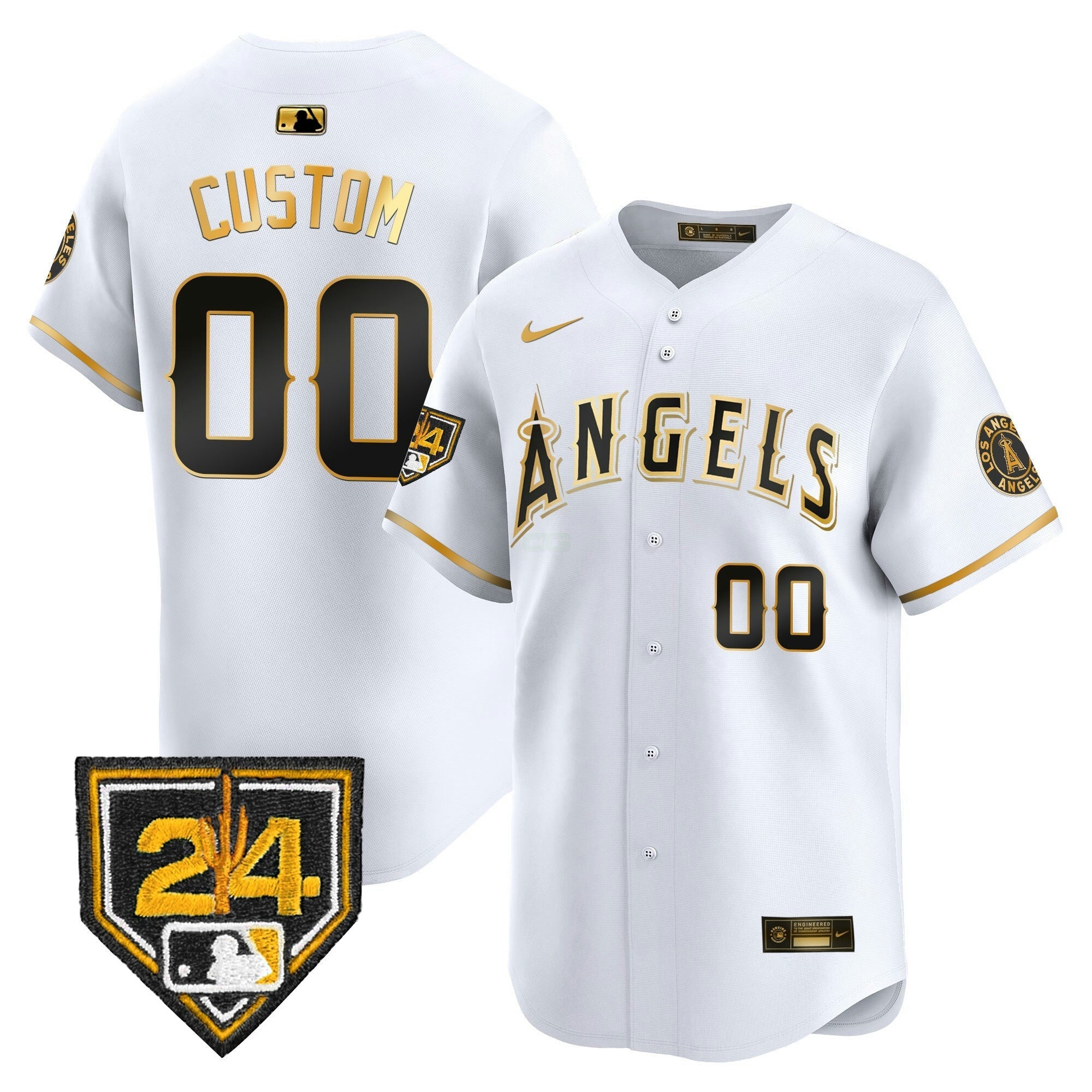 Camisa MLB Los Angeles 2024 Spring Training Patch Vapor Premier Limited Jersey