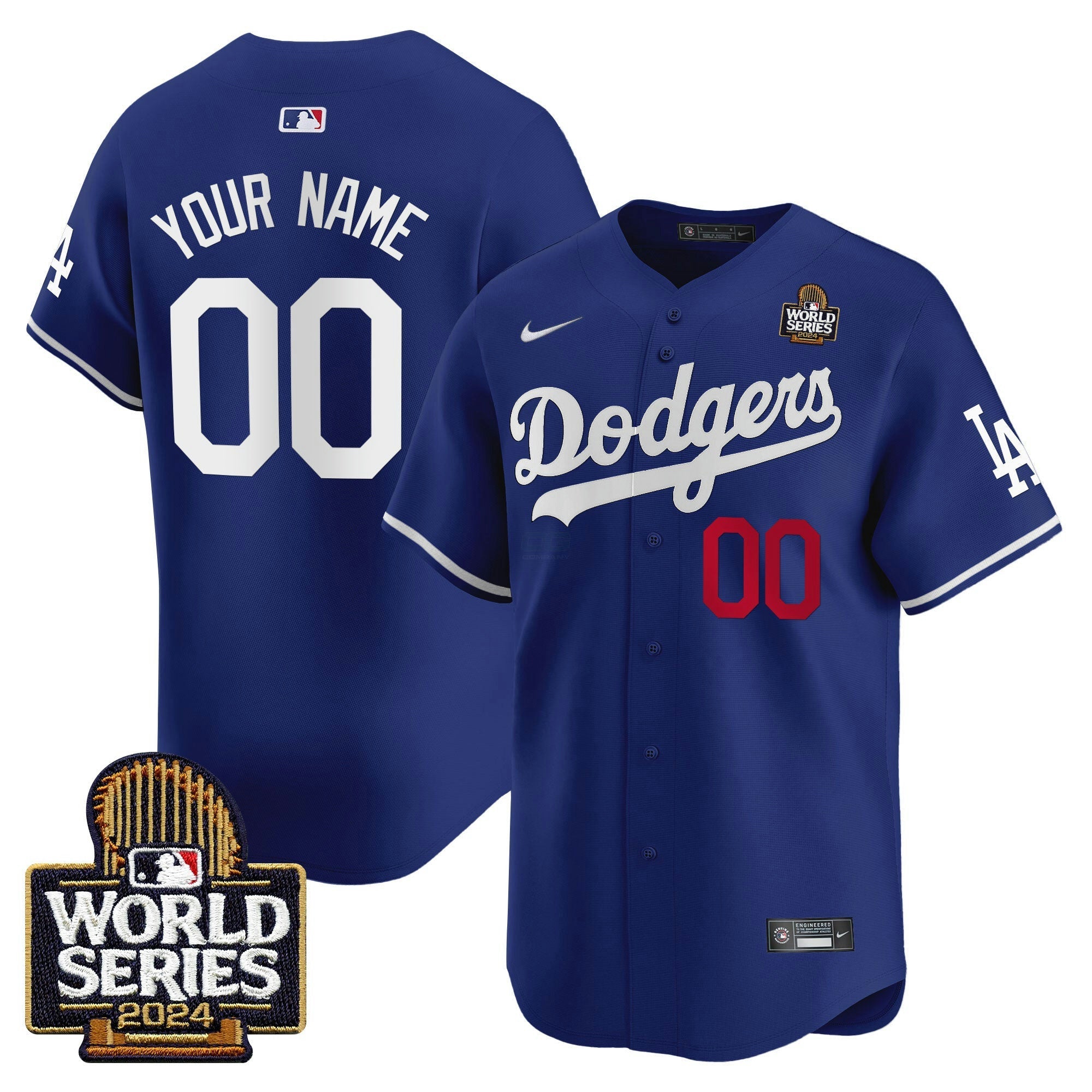 Camisa MLB Los Angeles 2024 World Series Vapor Premier Limited Jersey V2