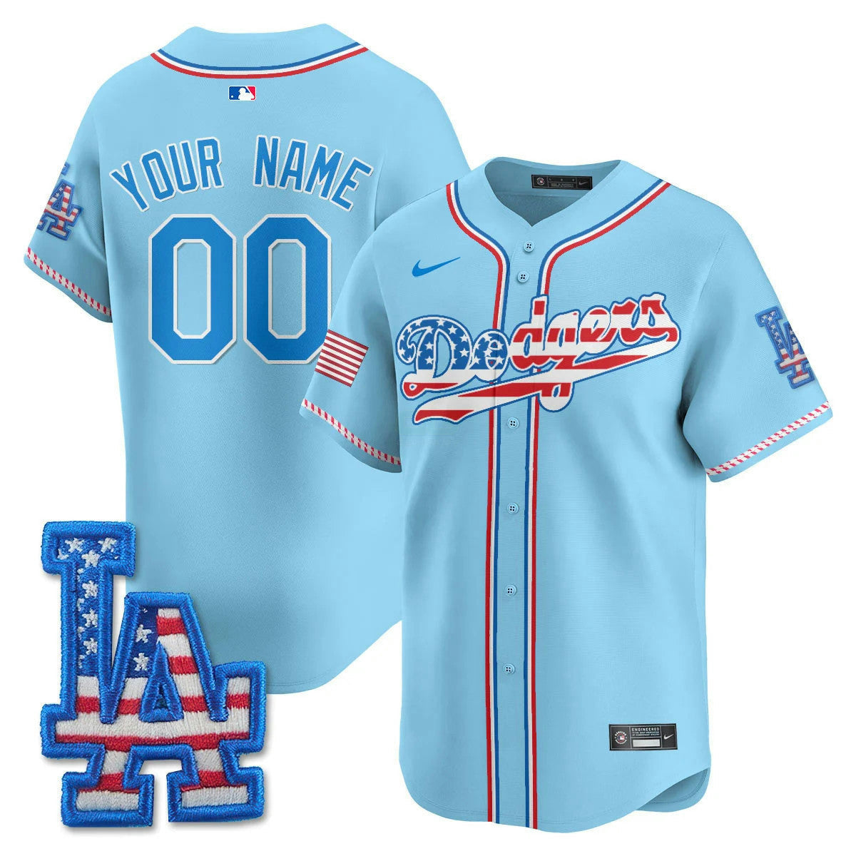 Camisa MLB Los Angeles 2025 Fourth of July Vapor Premier Limited Jersey