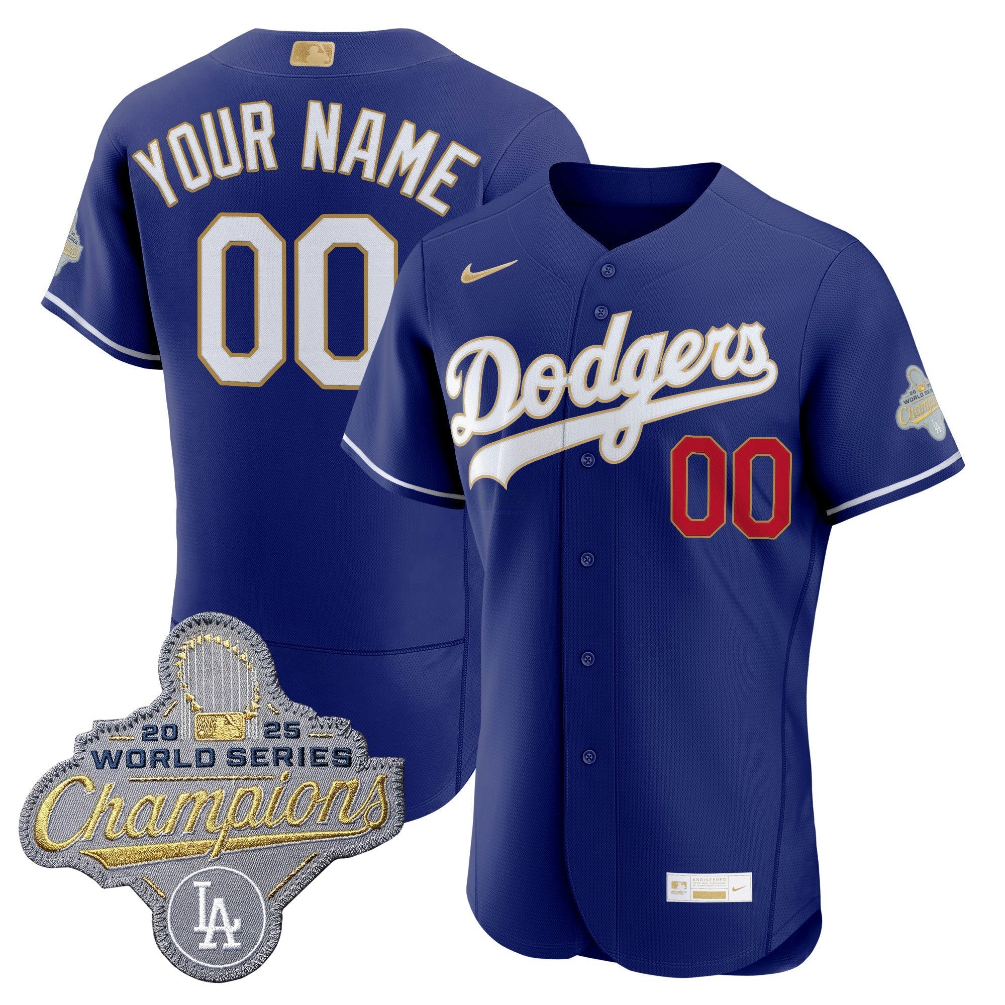 Camisa MLB Los Angeles “Gold Collection” Premier Elite Jersey