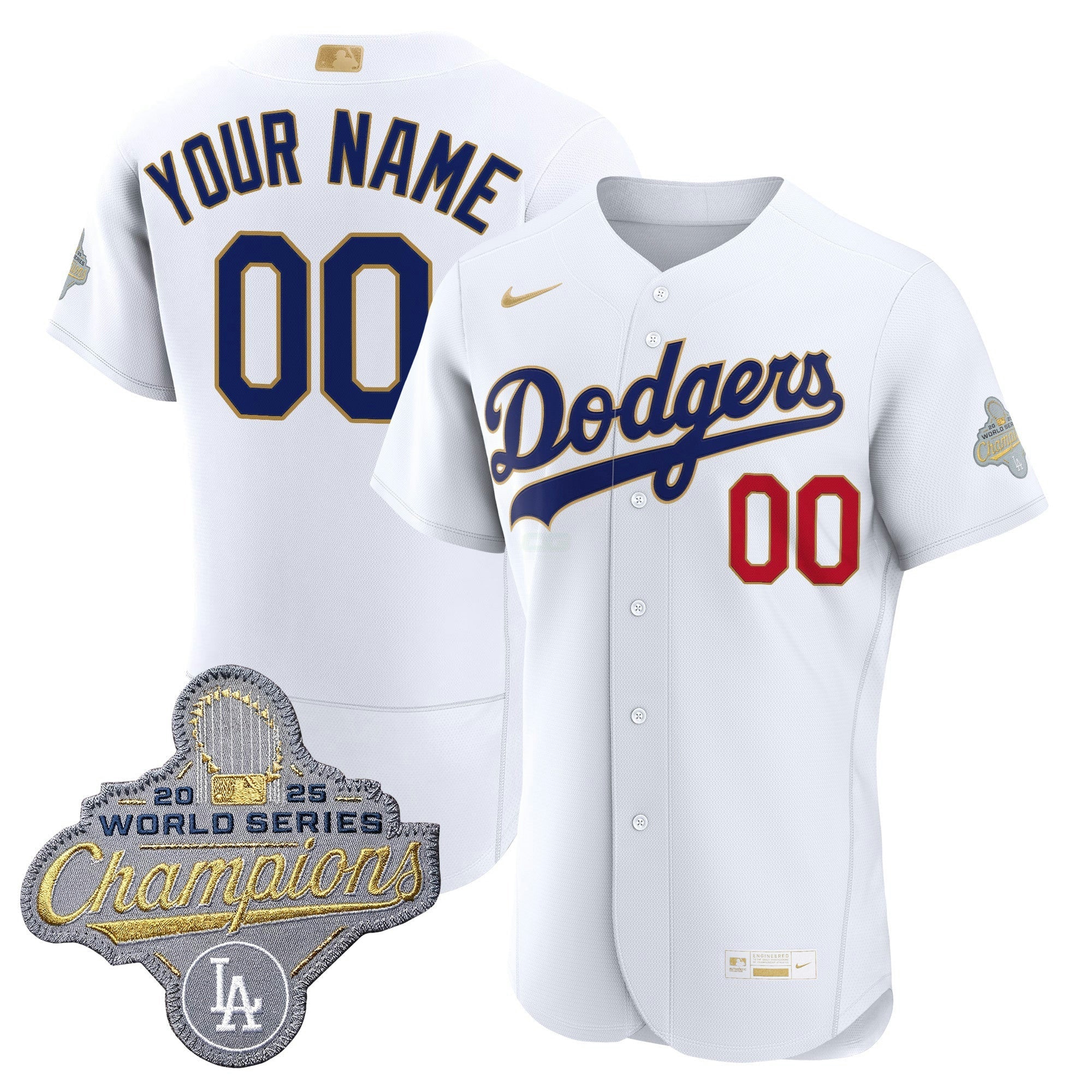 Camisa MLB Los Angeles “Gold Collection” Premier Elite Jersey