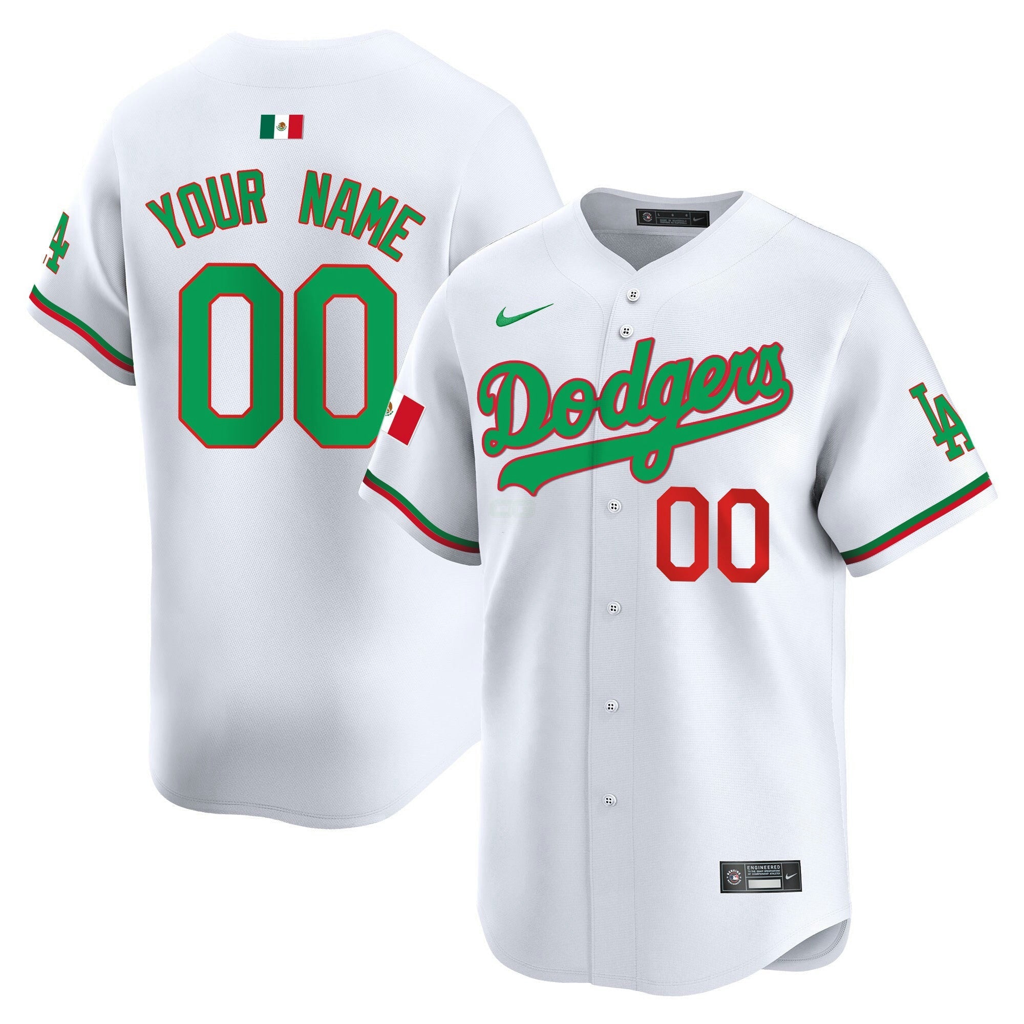 Camisa MLB Los Angeles Mexico Vapor Premier Limited Jersey V2