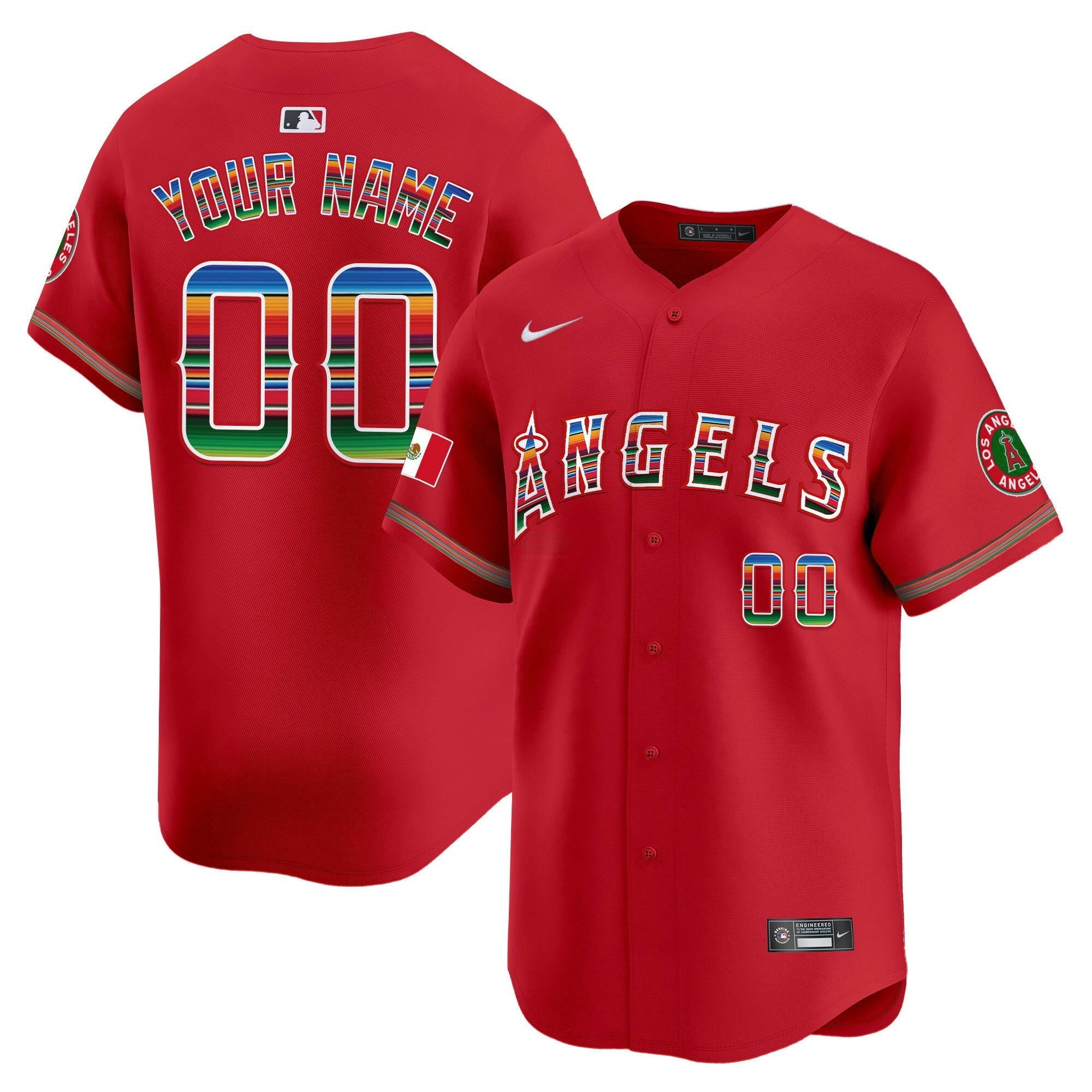 Camisa MLB Los Angeles Mexico Vapor Premier Limited Jersey