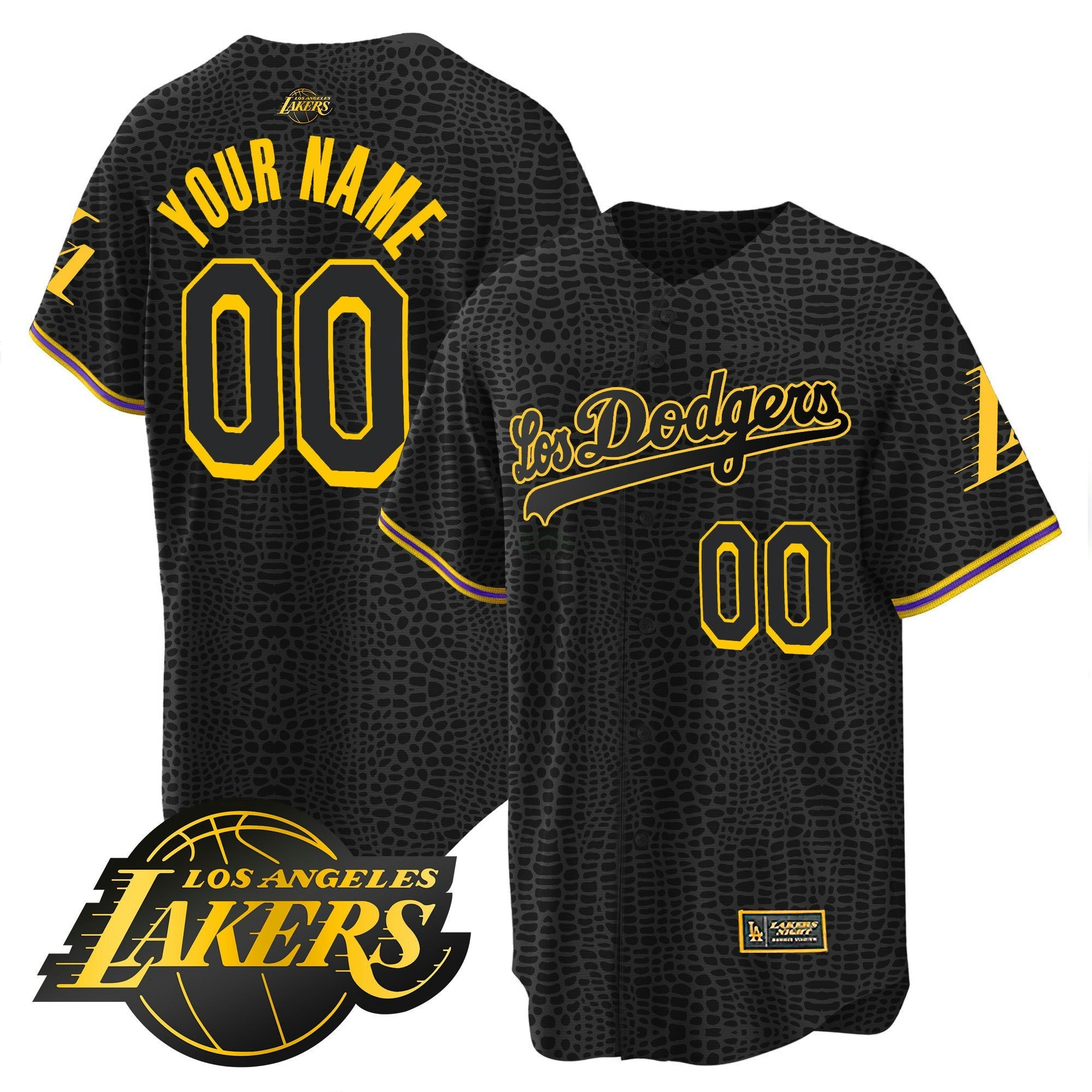 Camisa MLB Los Cool Base Mamba Jersey