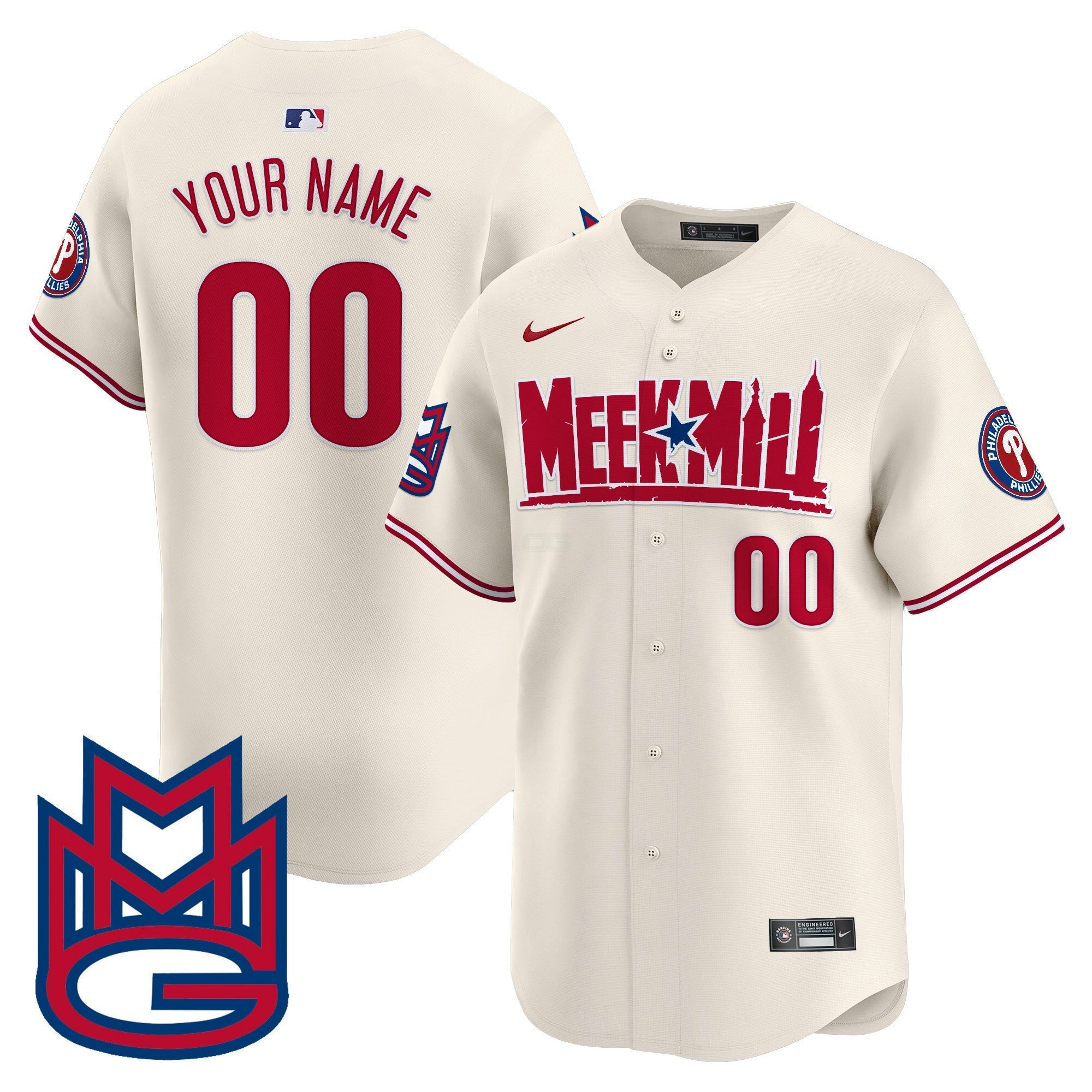 Camisa MLB Meek Mill Vapor Premier Limited Jersey