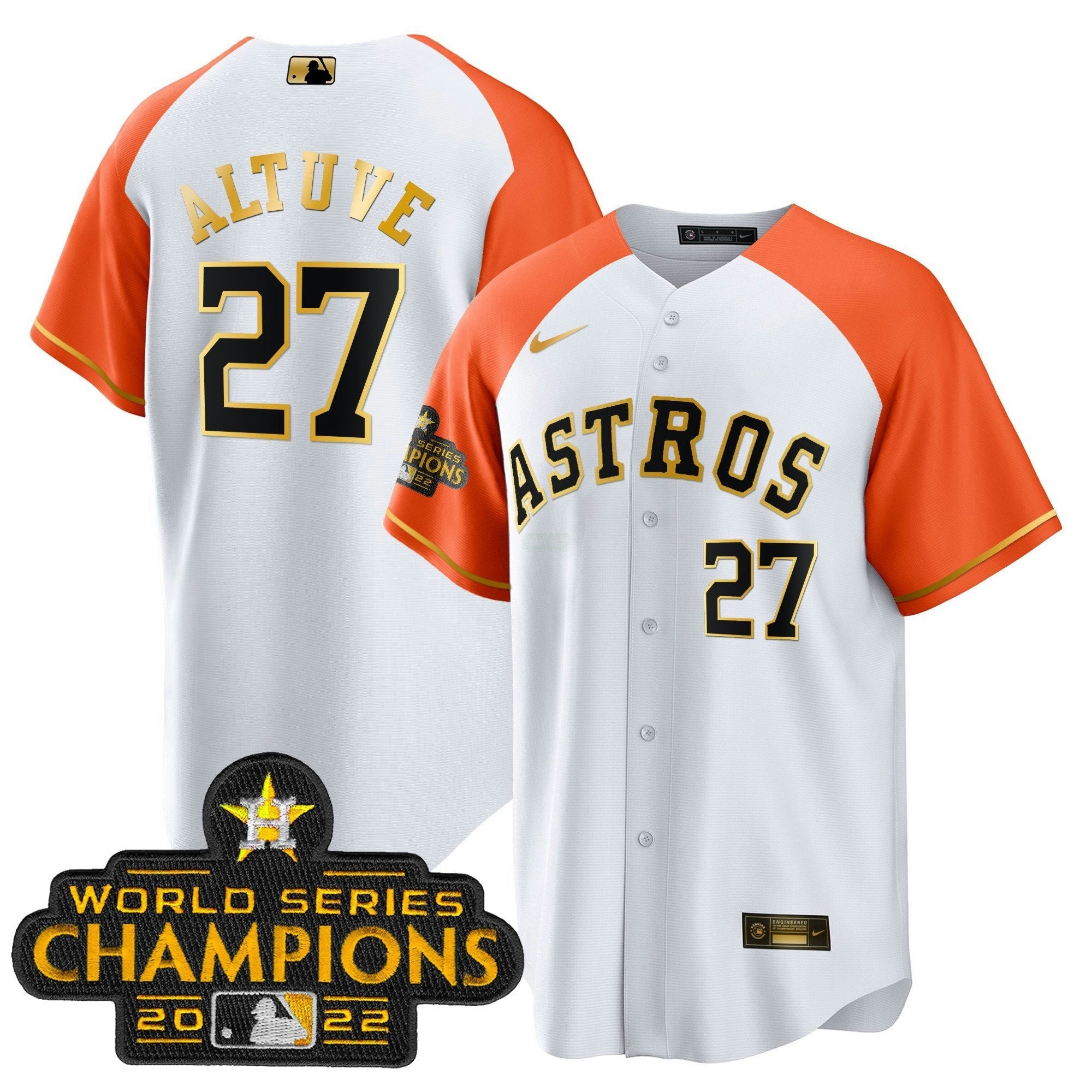 Camisa MLB Men’s 2023 Dourada Alternativa Cool Base Jersey