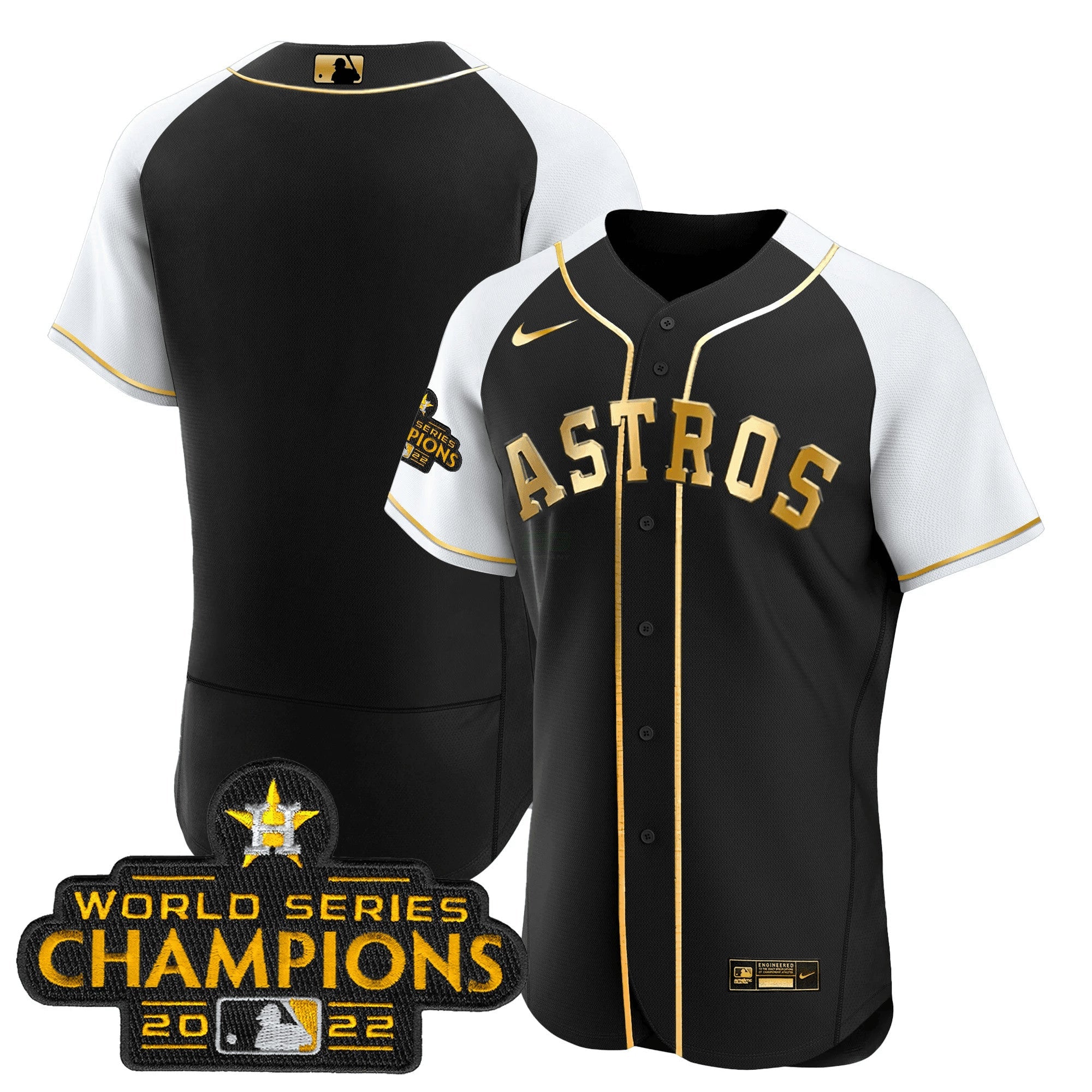 Camisa MLB Men’s 2023 Dourada Flex Base Collection Jersey