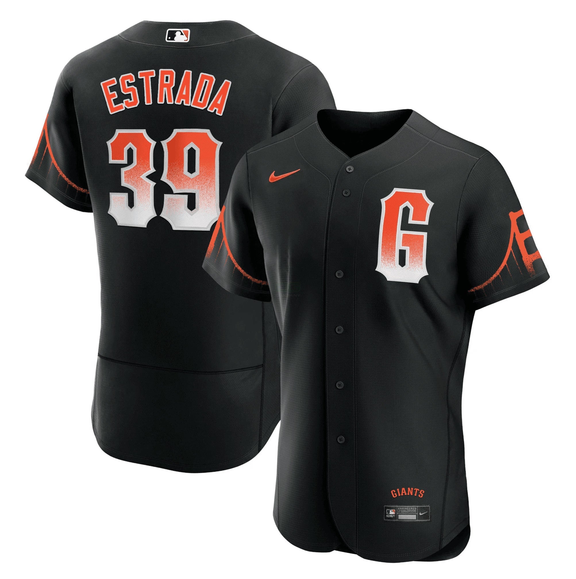 Camisa MLB Men’s 2023 Preta City Connect Jersey - Preta