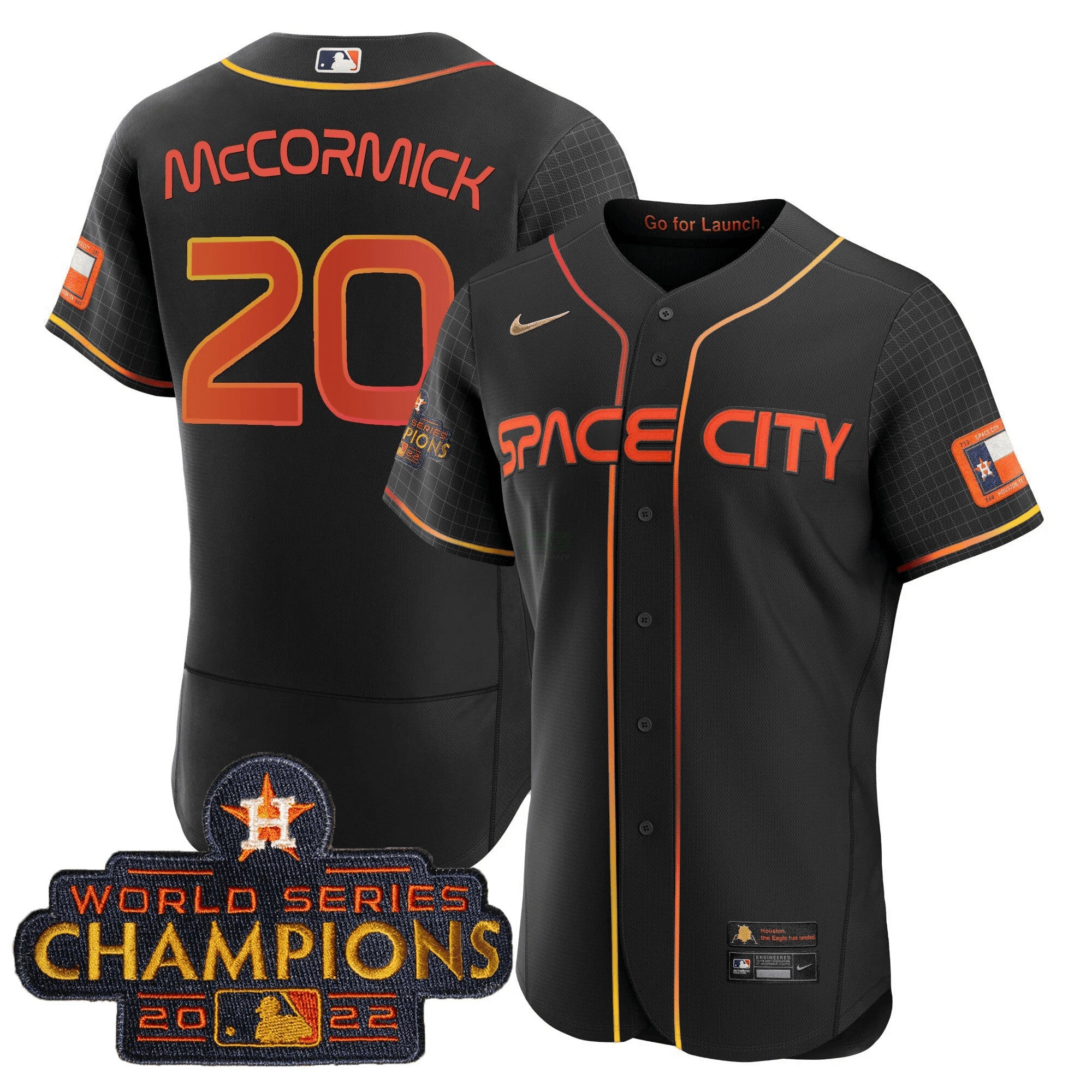Camisa MLB Men’s 2023 Space City Champions Flex Jersey