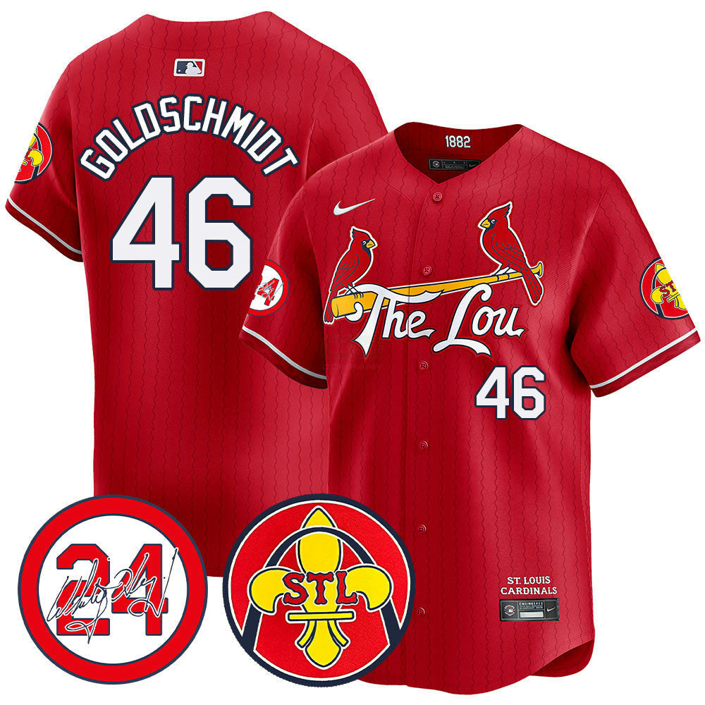Camisa MLB Men’s 2024 City Connect Whitey Herzog Patch Vapor Premier Limited Jersey V2