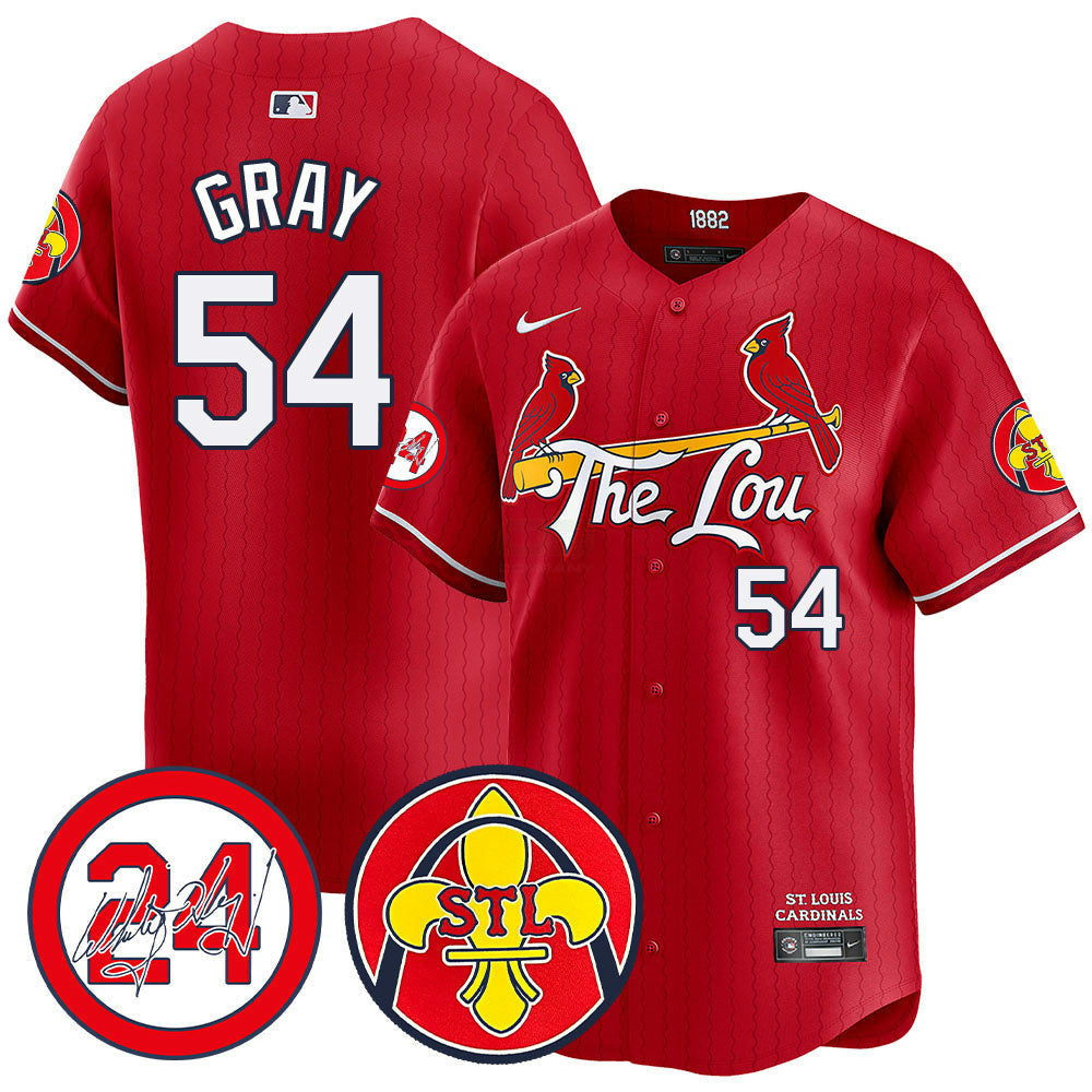 Camisa MLB Men’s 2024 City Connect Whitey Herzog Patch Vapor Premier Limited Jersey V2