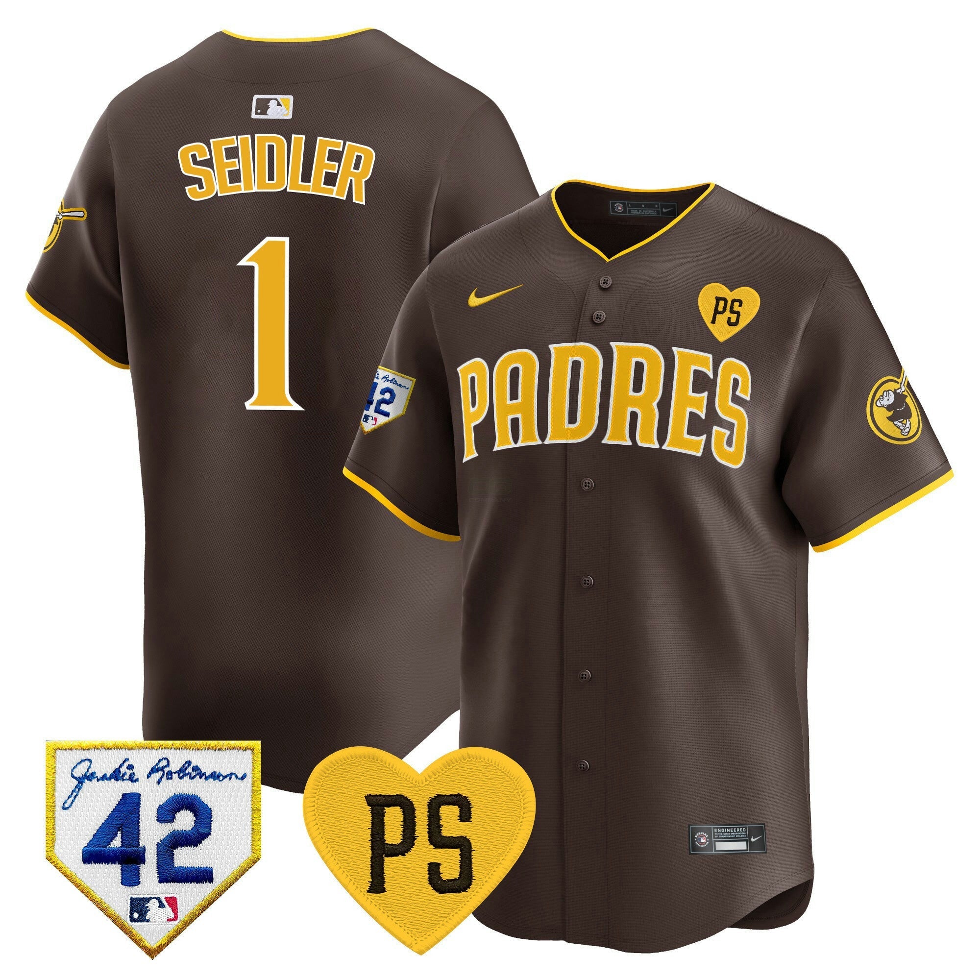 Camisa MLB Men’s 2024 “For Peter” & Robinson Patch Vapor Premier Limited Jersey