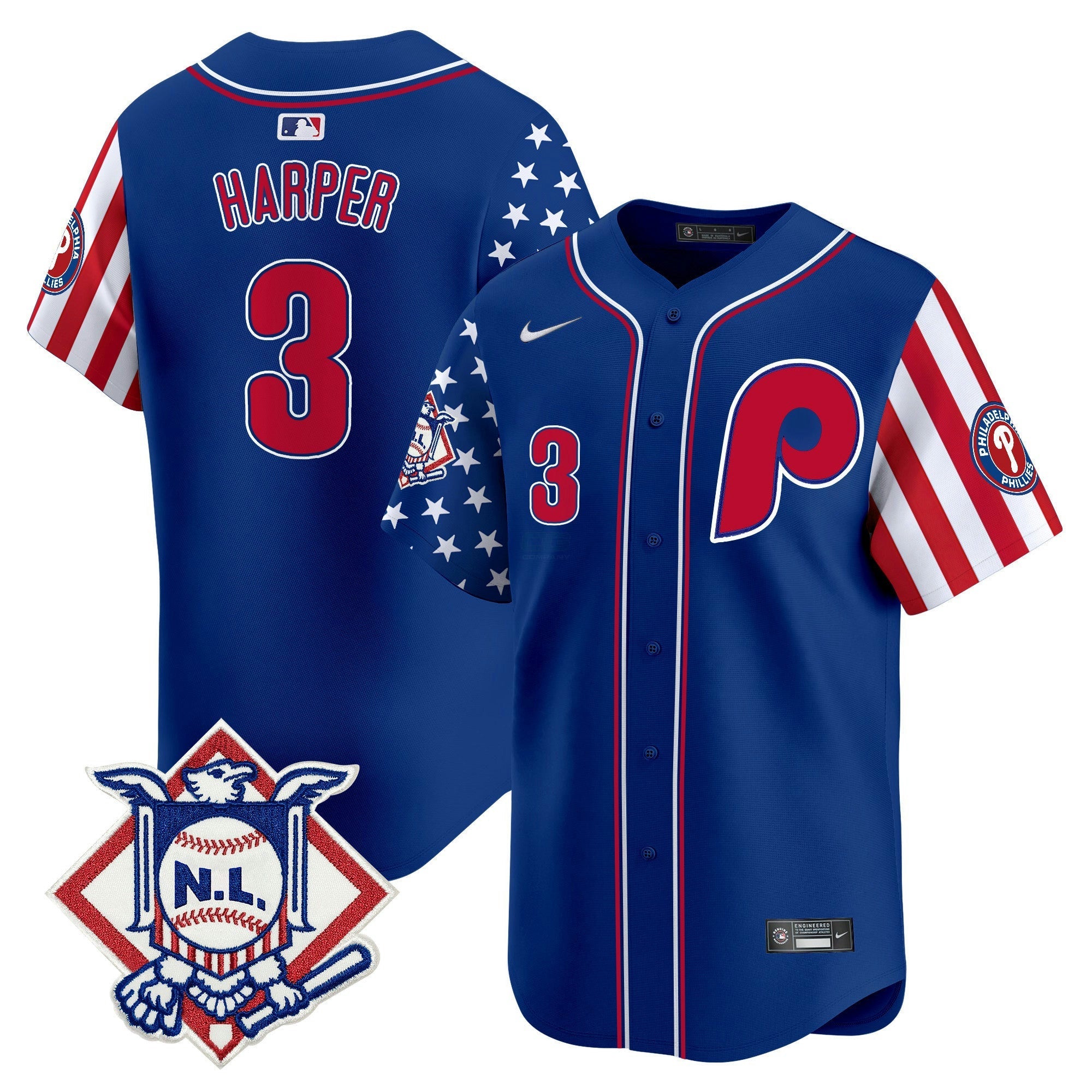 Camisa MLB Men’s 2024 Fourth of July Vapor Premier Limited Jersey