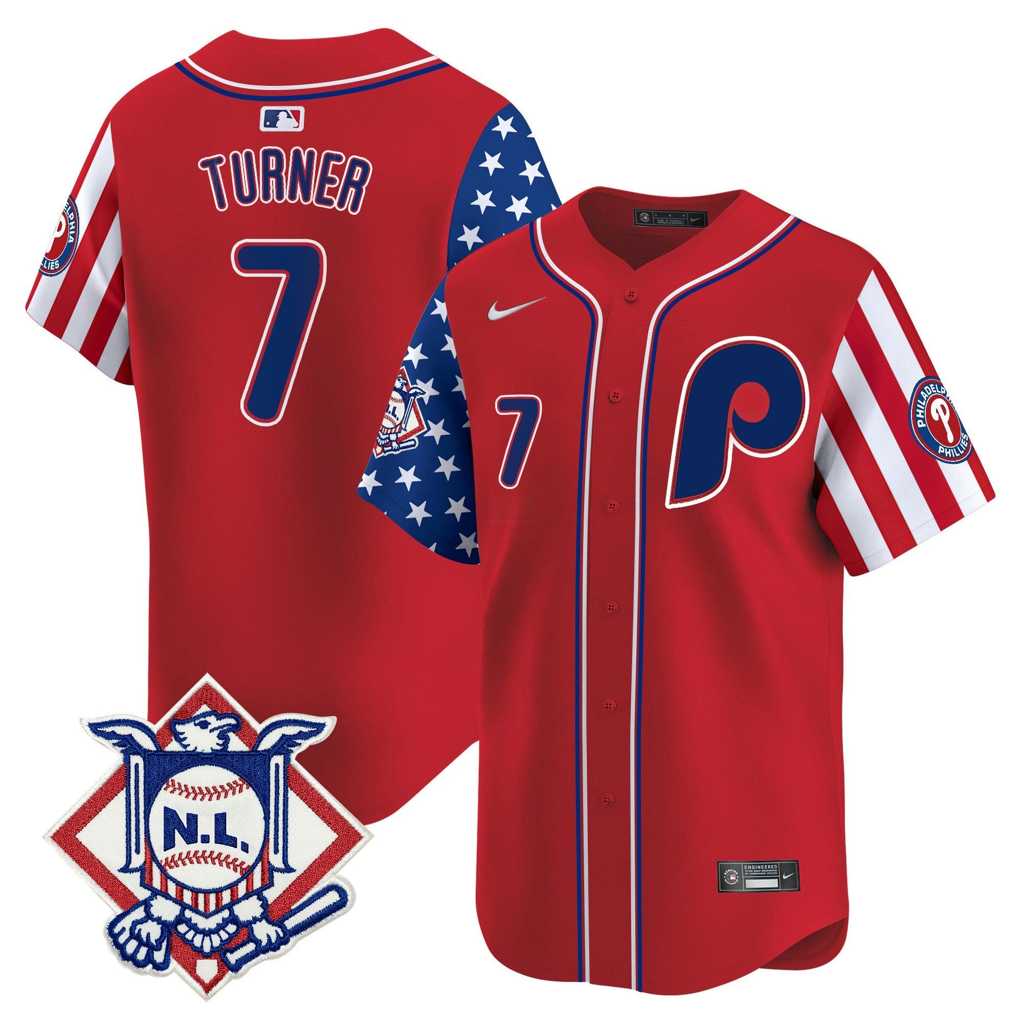 Camisa MLB Men’s 2024 Fourth of July Vapor Premier Limited Jersey