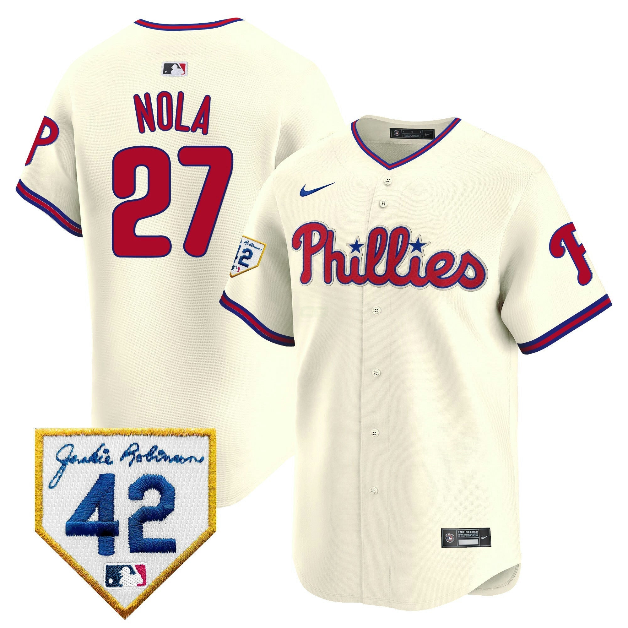 Camisa MLB Men’s 2024 Jackie Robinson Patch Vapor Premier Limited Jersey