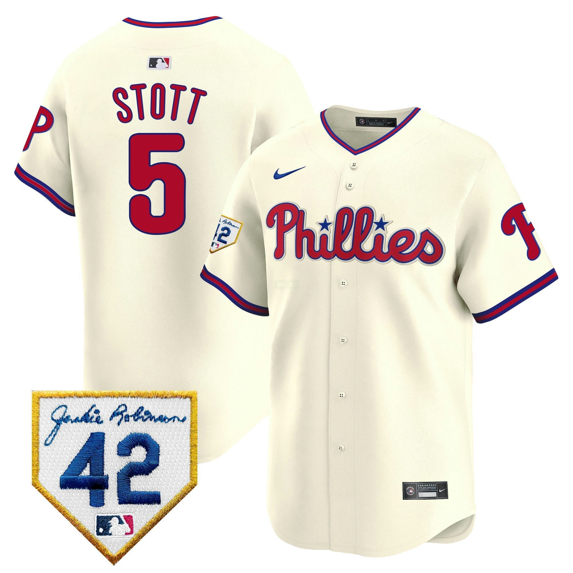 Camisa MLB Men’s 2024 Jackie Robinson Patch Vapor Premier Limited Jersey