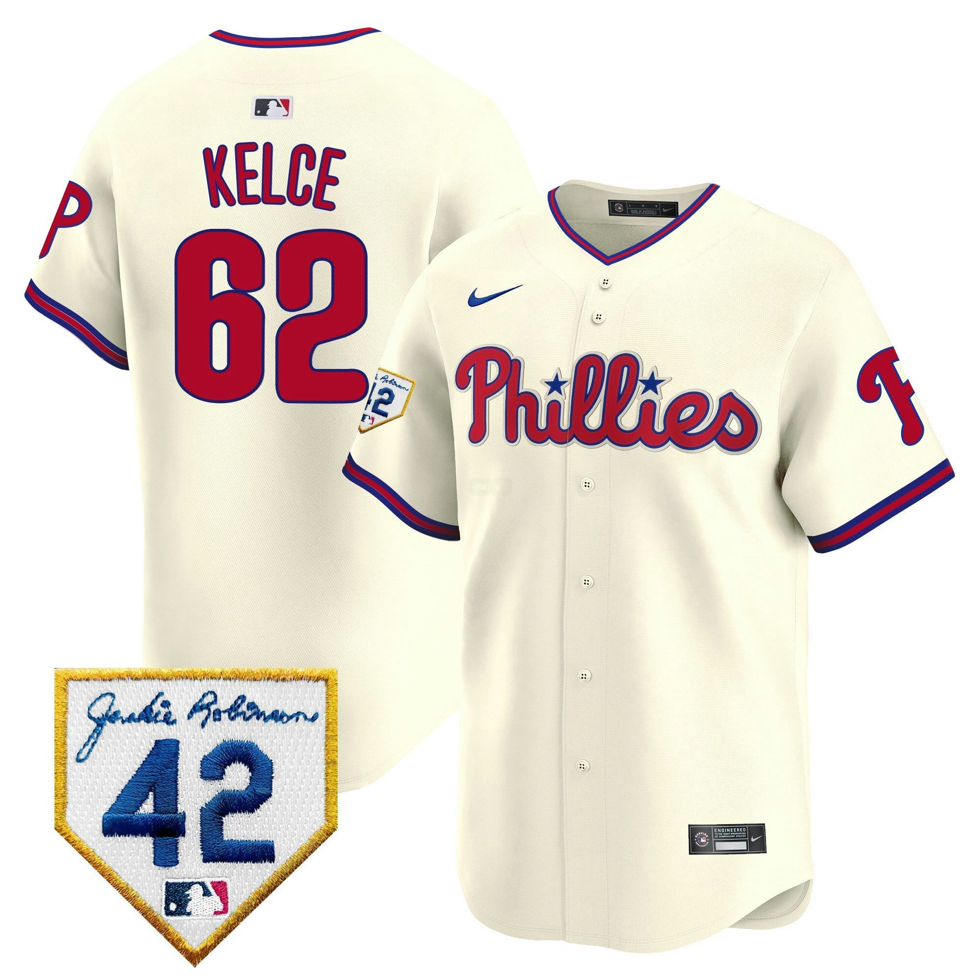 Camisa MLB Men’s 2024 Jackie Robinson Patch Vapor Premier Limited Jersey
