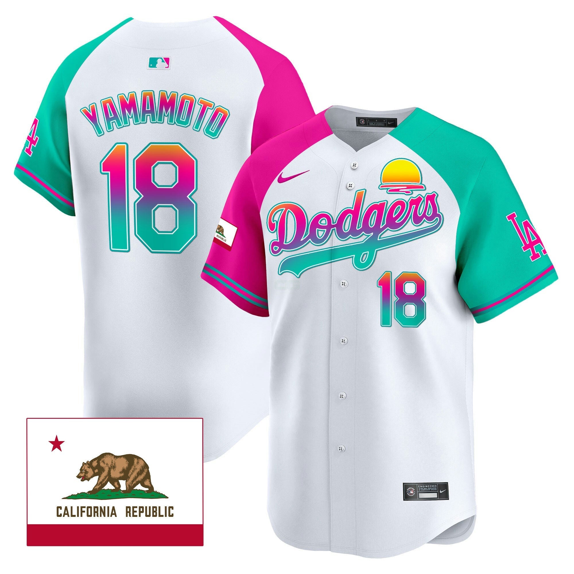 Camisa MLB Men’s 2024 Los Angeles City Style Vapor Premier Limited Jersey