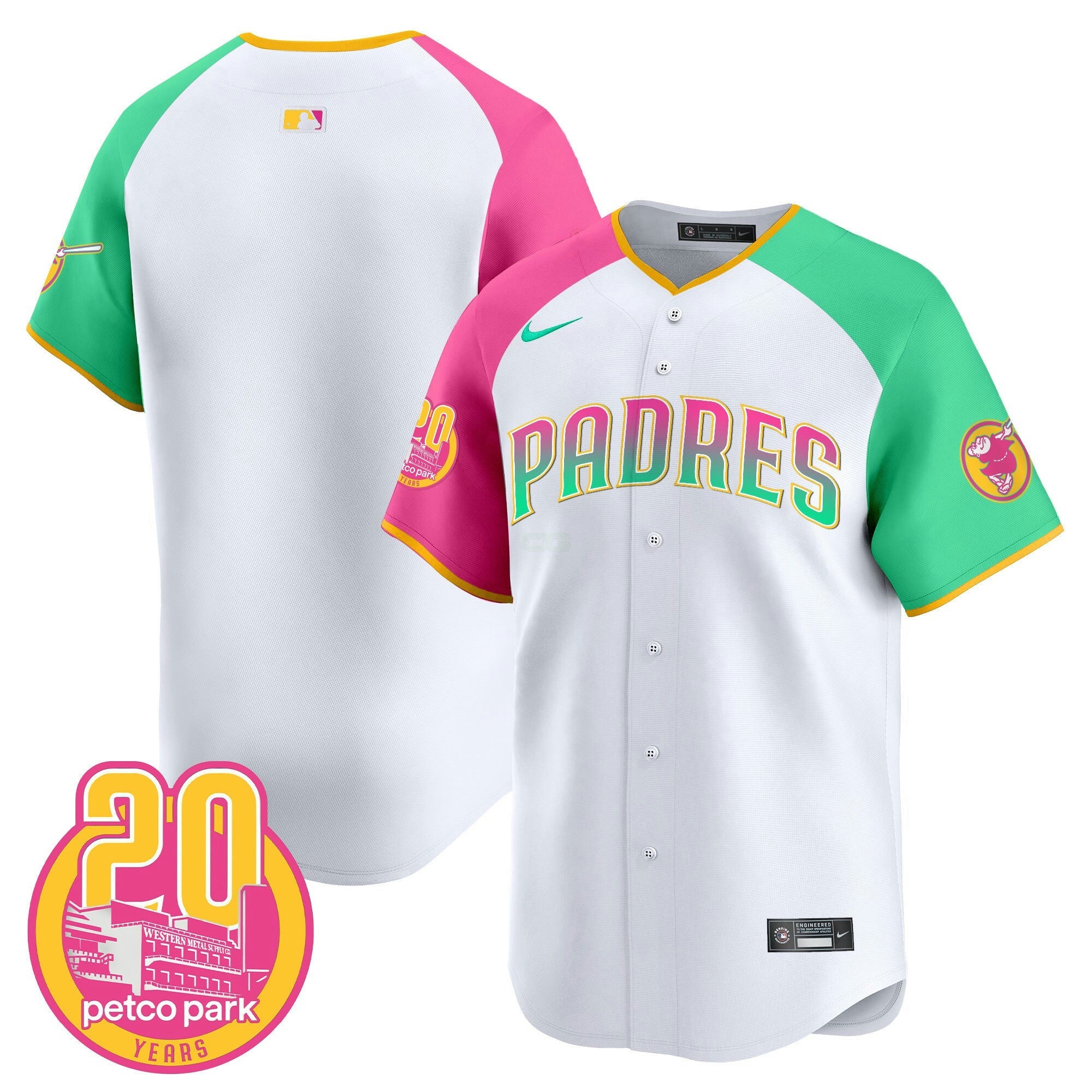 Camisa MLB Men’s 2024 San Diego City Style Vapor Premier Limited Jersey