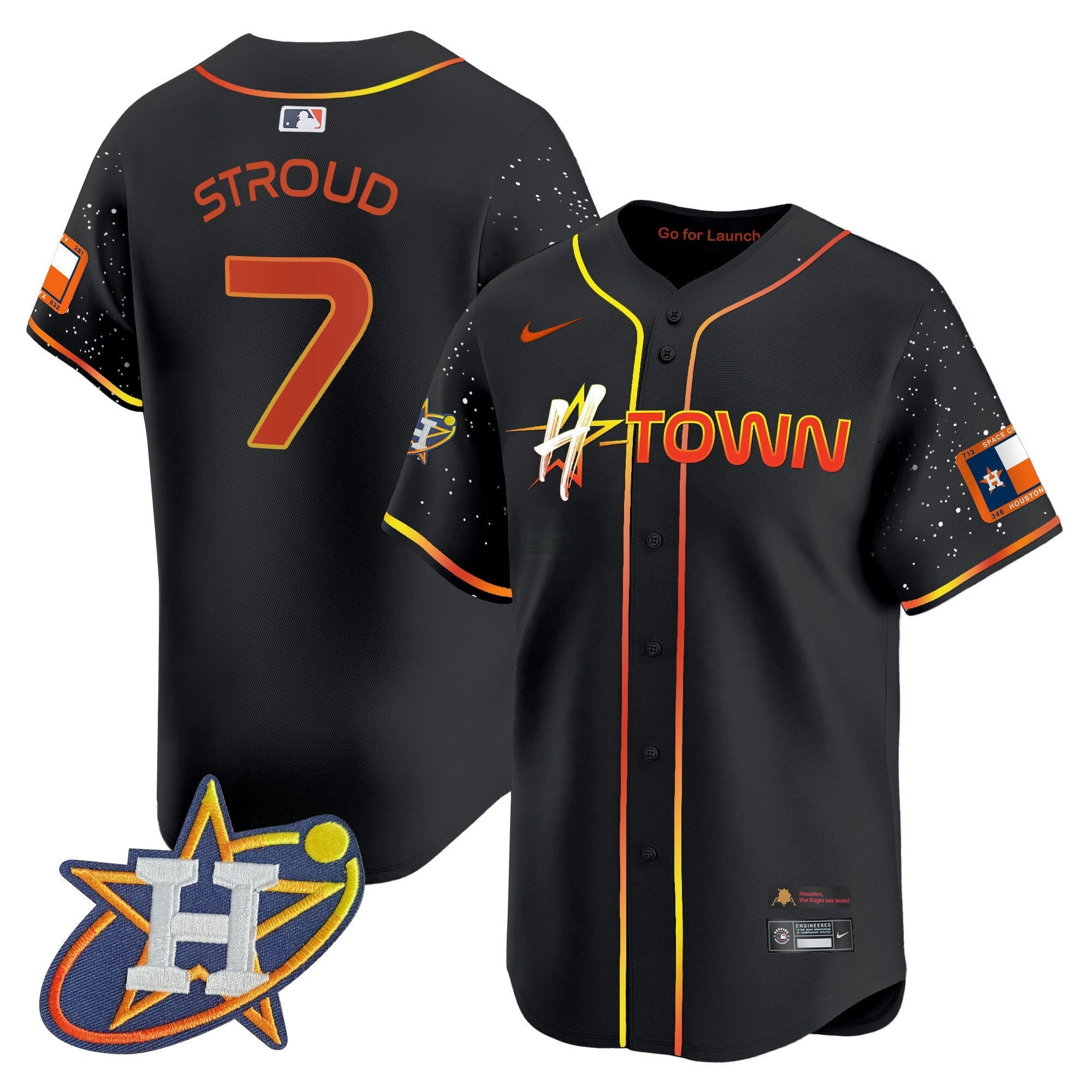 Camisa MLB Men’s 2024 Space City H-Town Vapor Premier Limited Jersey