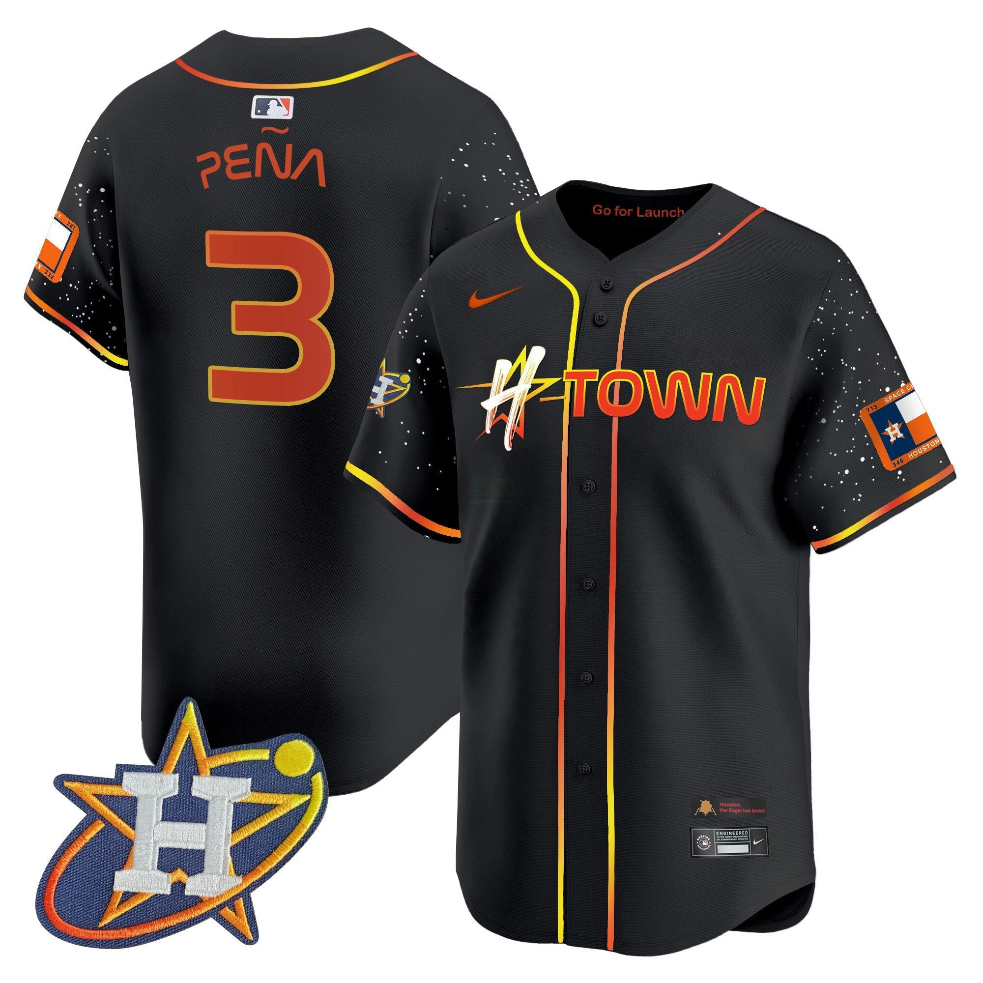 Camisa MLB Men’s 2024 Space City H-Town Vapor Premier Limited Jersey