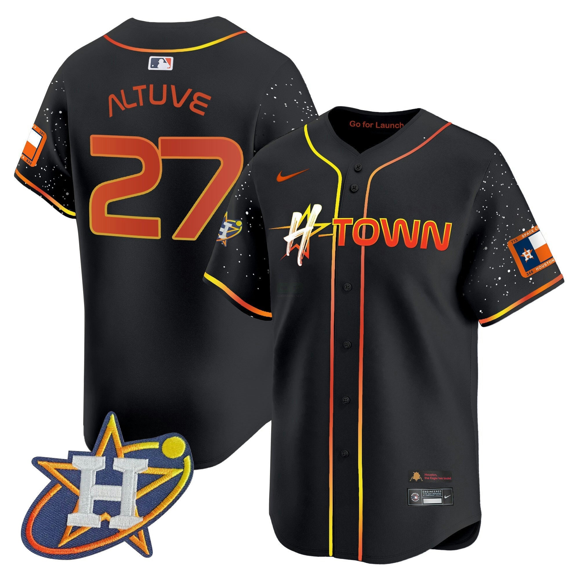 Camisa MLB Men’s 2024 Space City H-Town Vapor Premier Limited Jersey