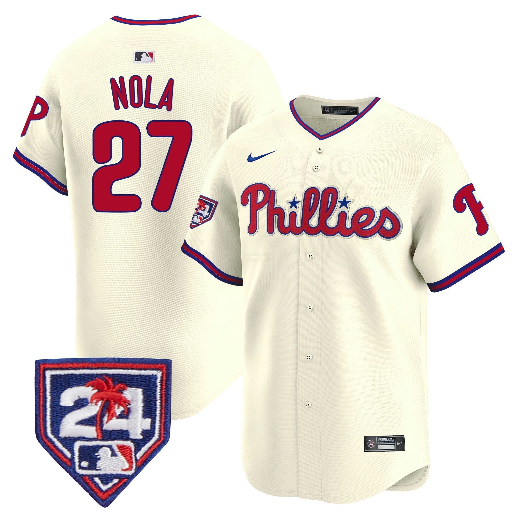 Camisa MLB Men’s 2024 Spring Training Patch Vapor Premier Limited Jersey