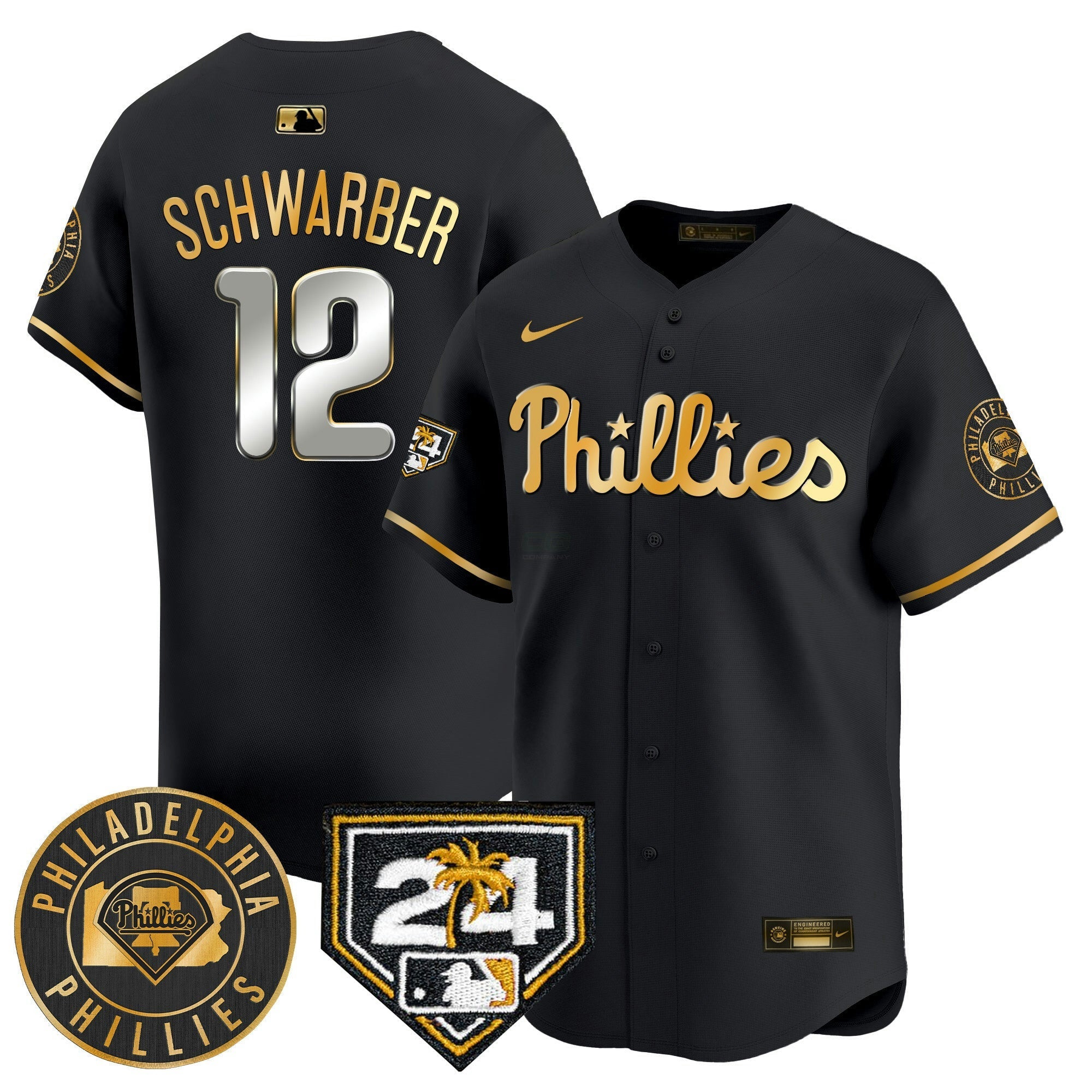 Camisa MLB Men’s 2024 Spring Training Patch Vapor Premier Limited Jersey V2