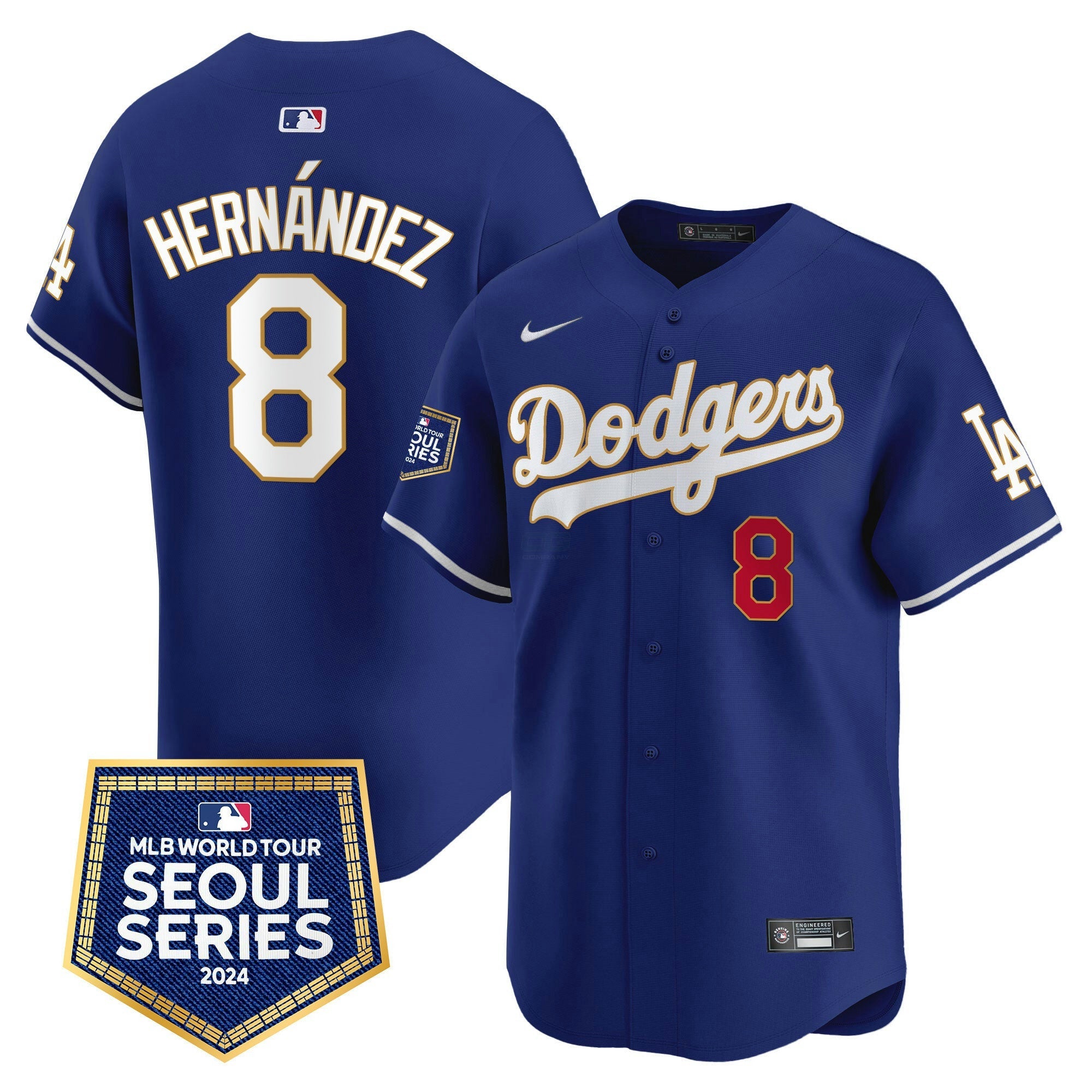Camisa MLB Men’s 2024 World Tour Seoul Series Patch Vapor Premier Limited Jersey