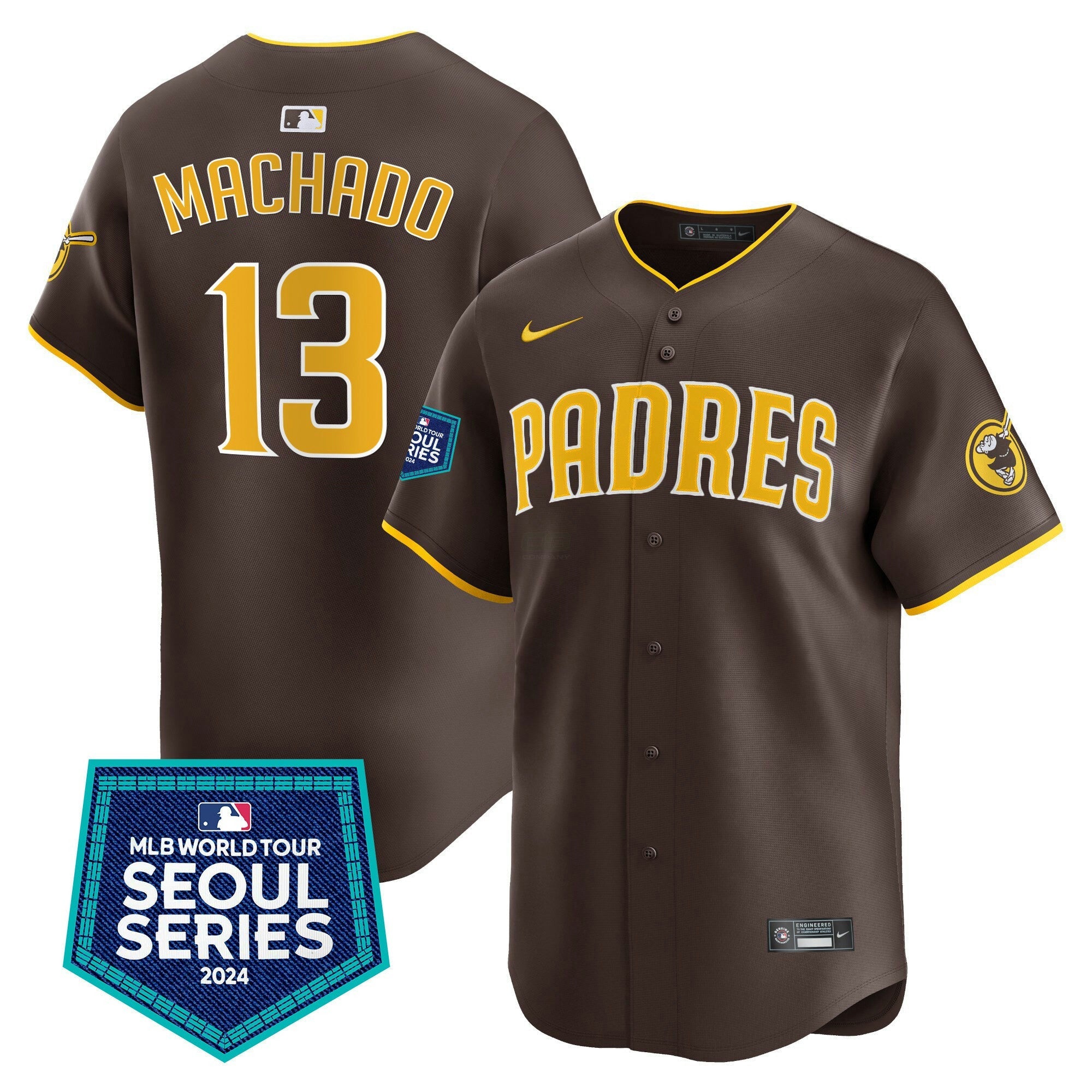 Camisa MLB Men’s 2024 World Tour Seoul Series Patch Vapor Premier Limited Jersey