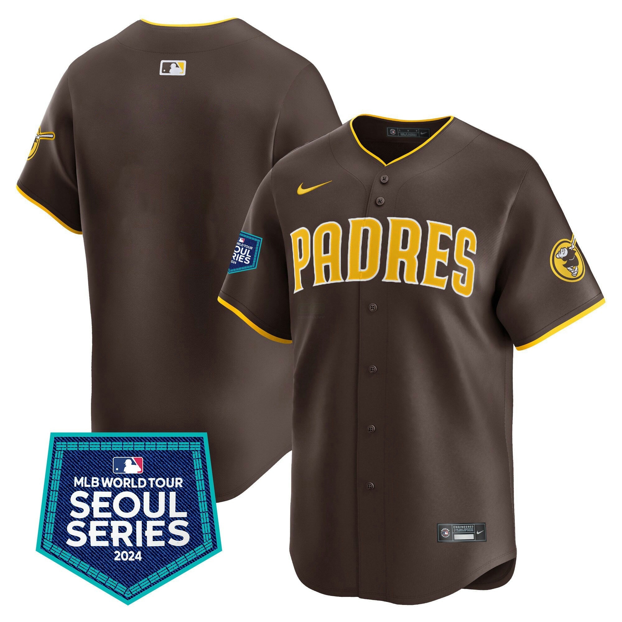 Camisa MLB Men’s 2024 World Tour Seoul Series Patch Vapor Premier Limited Jersey