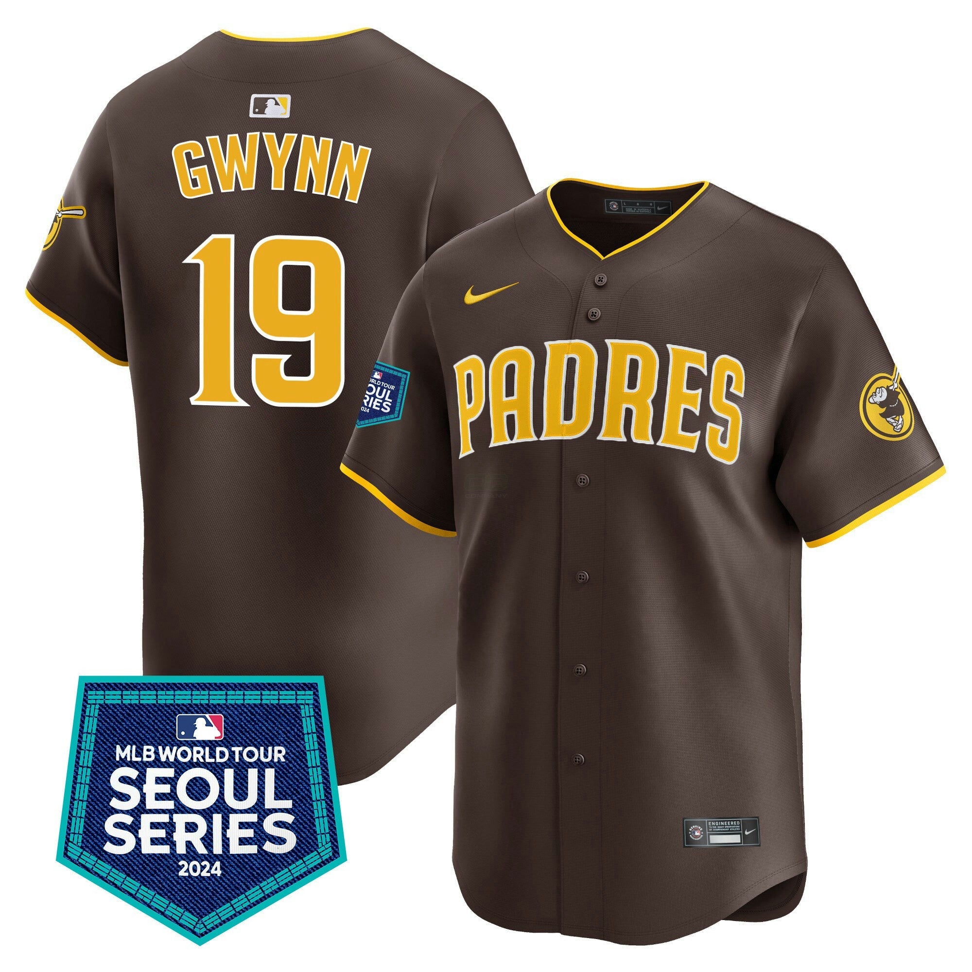 Camisa MLB Men’s 2024 World Tour Seoul Series Patch Vapor Premier Limited Jersey