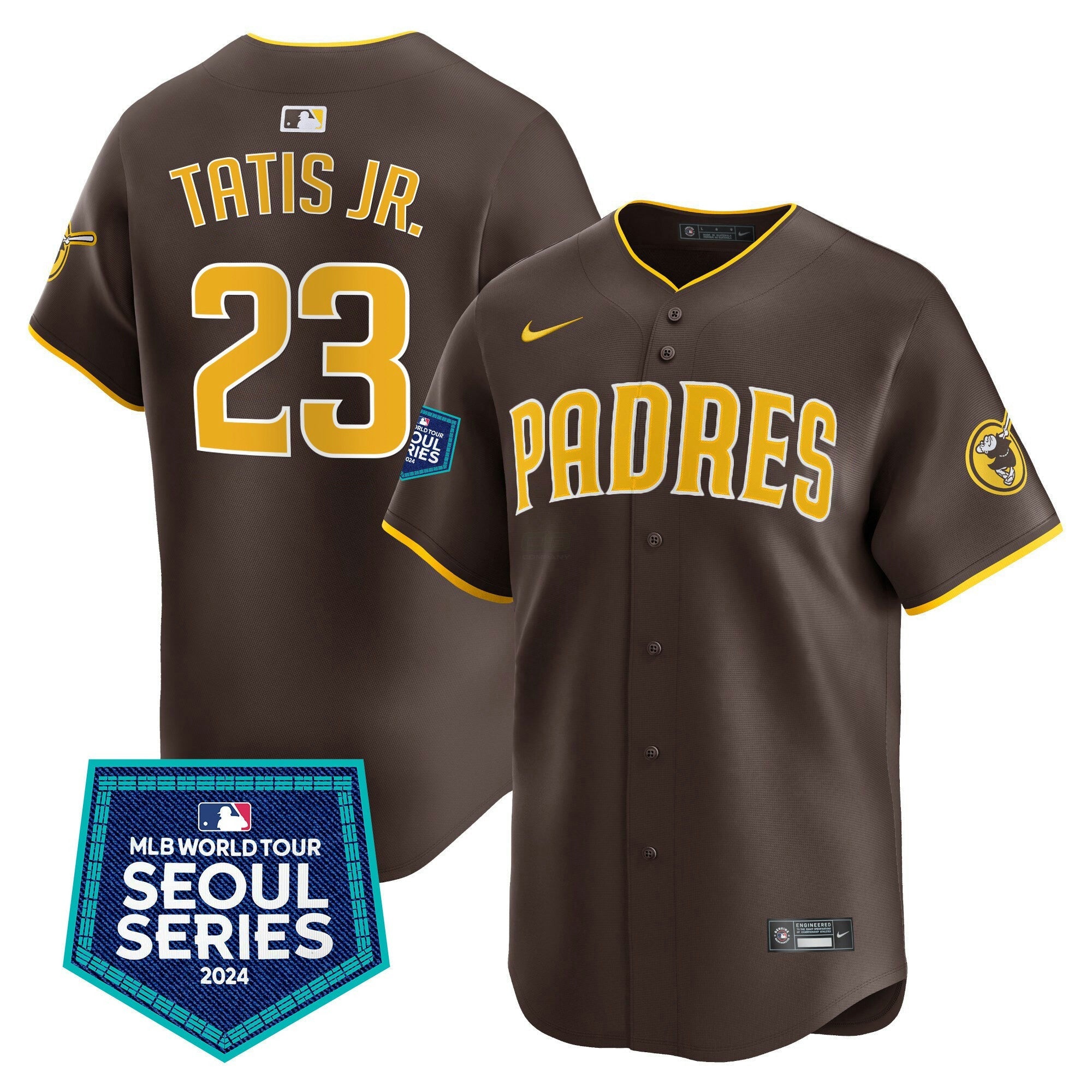 Camisa MLB Men’s 2024 World Tour Seoul Series Patch Vapor Premier Limited Jersey