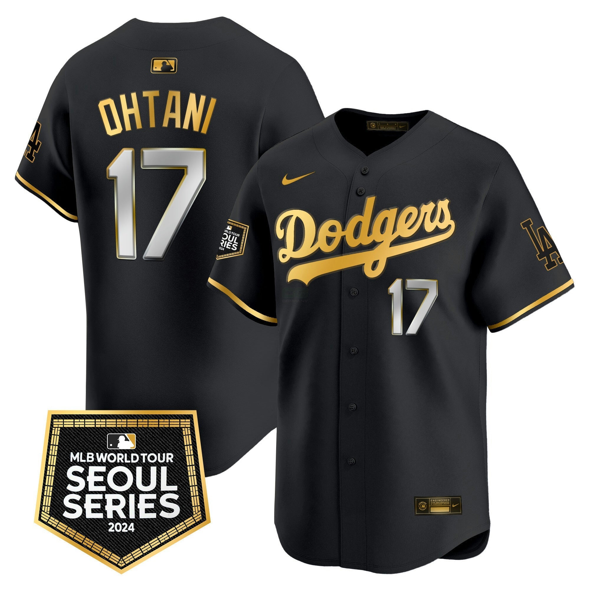 Camisa MLB Men’s 2024 World Tour Seoul Series Patch Vapor Premier Limited Jersey