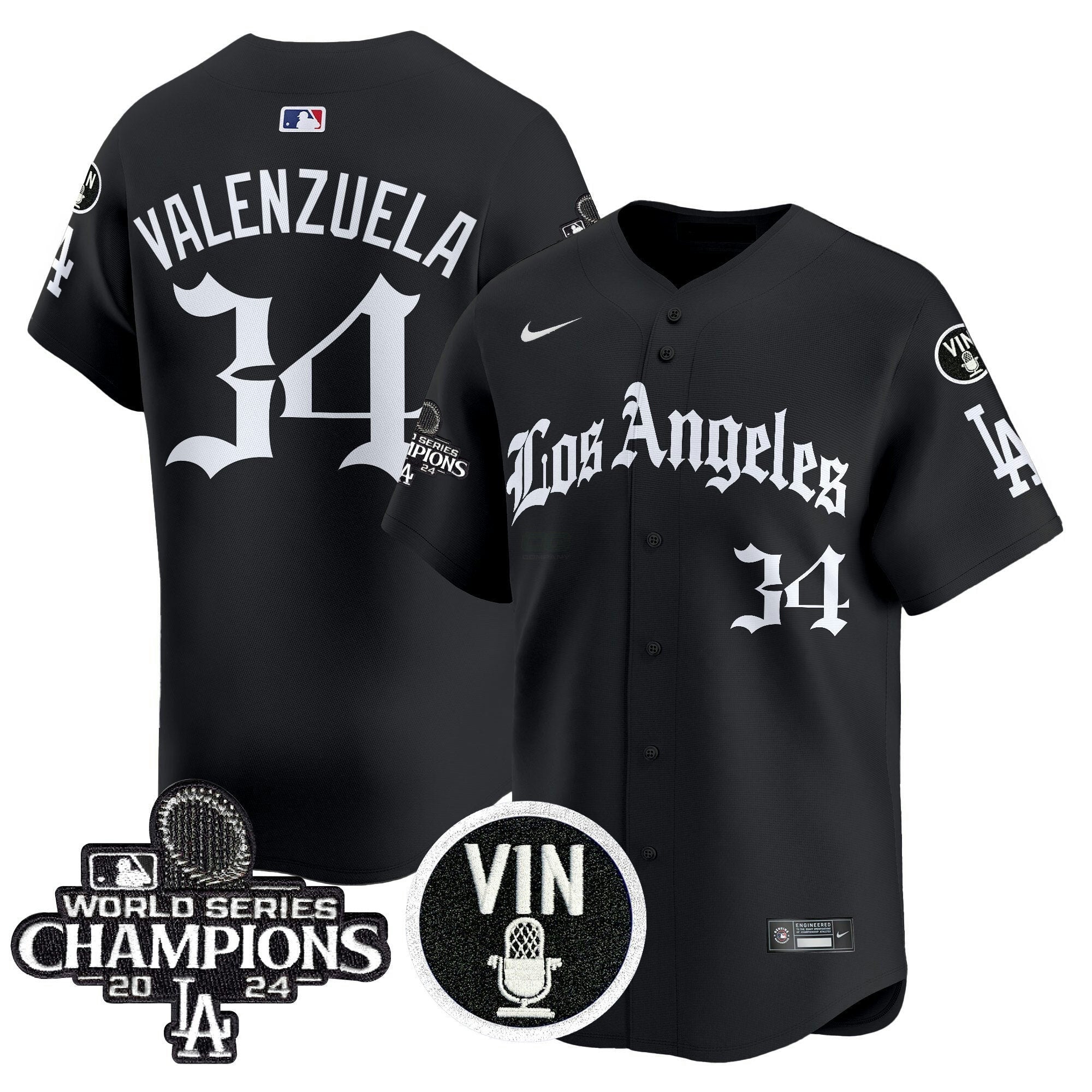 Camisa MLB Men’s 2025 LA Gothic Style Vapor Premier Limited Jersey