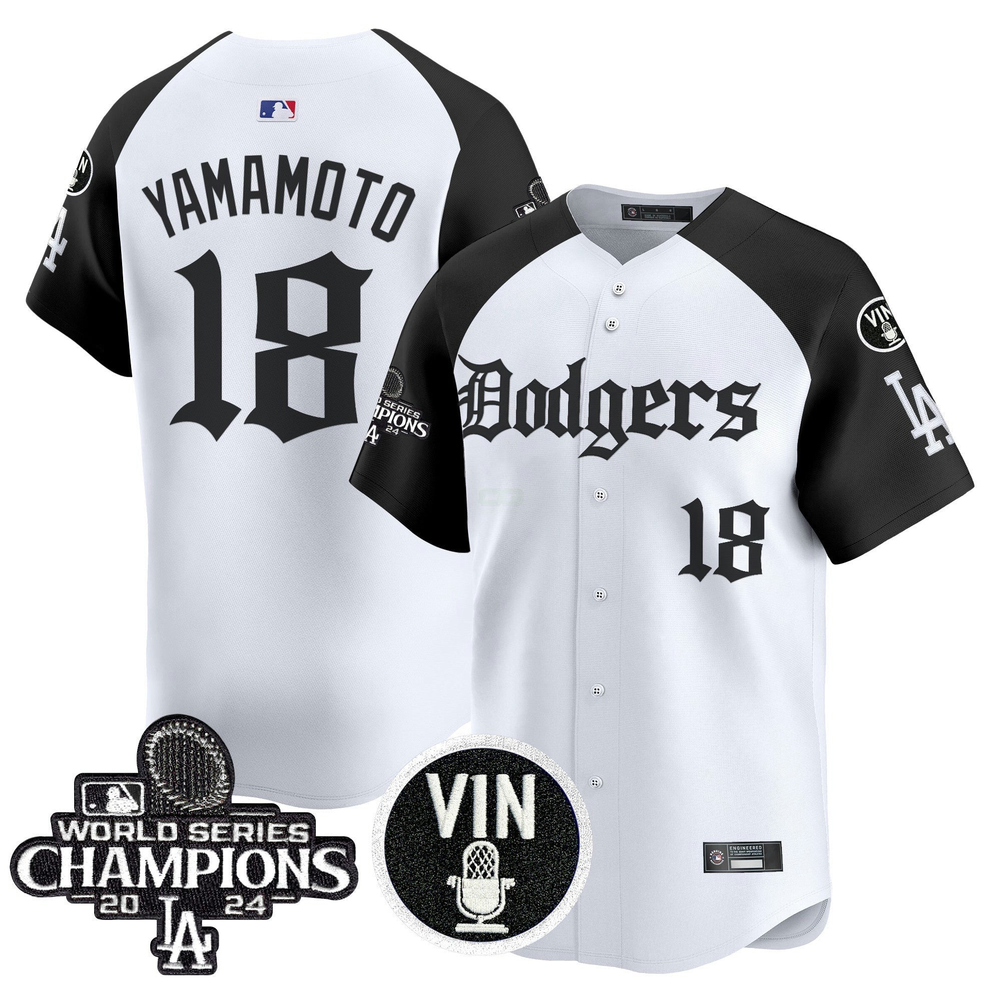 Camisa MLB Men’s 2025 LA Gothic Style Vapor Premier Limited Jersey V2