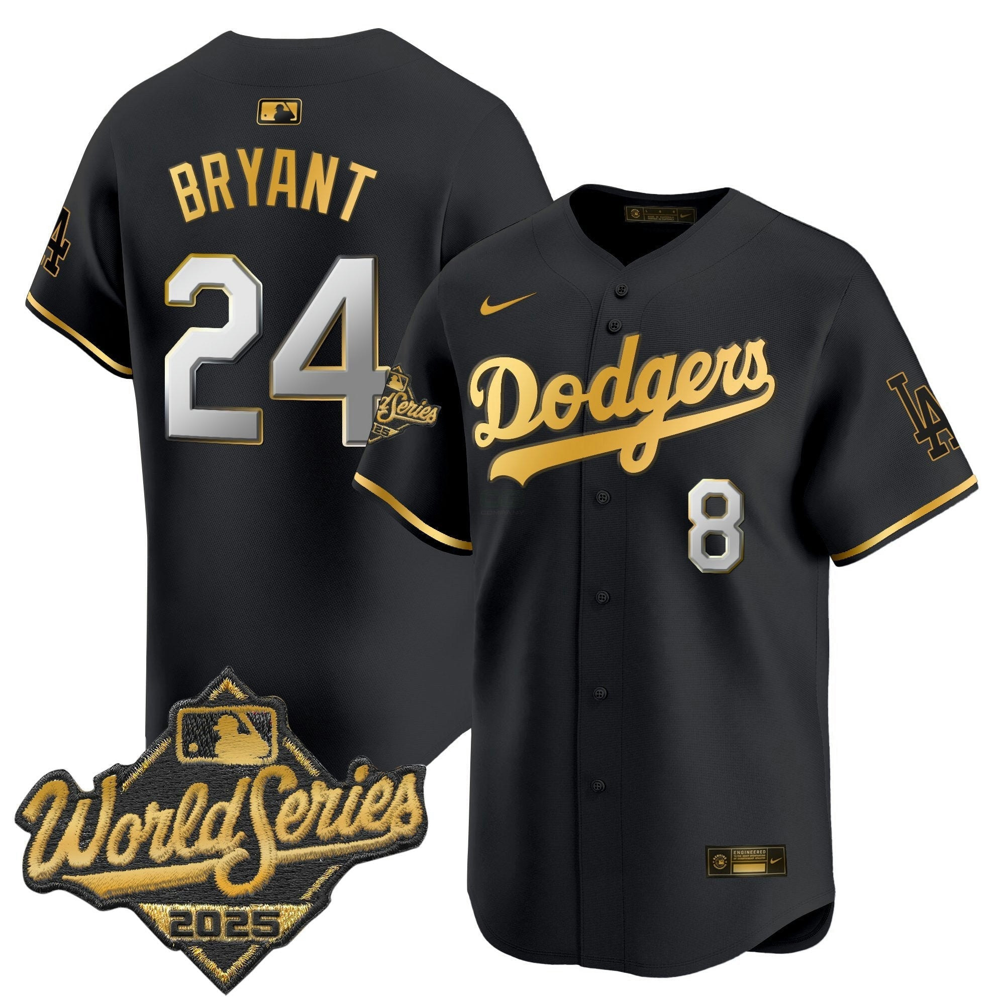 Camisa MLB Men’s 2025 World Series Dourada Trim Vapor Premier Limited Jersey