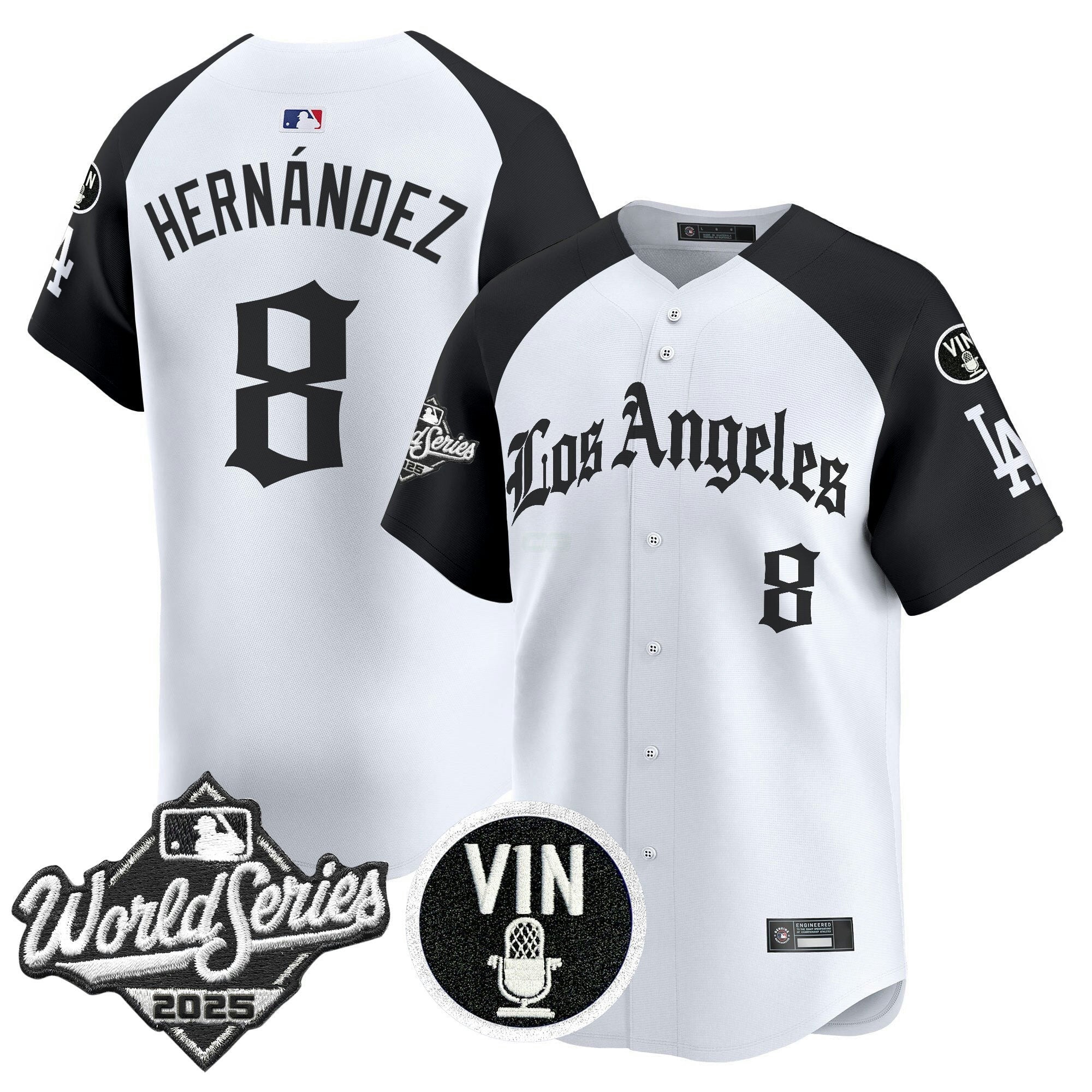 Camisa MLB Men’s 2025 World Series Vapor Premier Limited Jersey – LA Gothic Edition