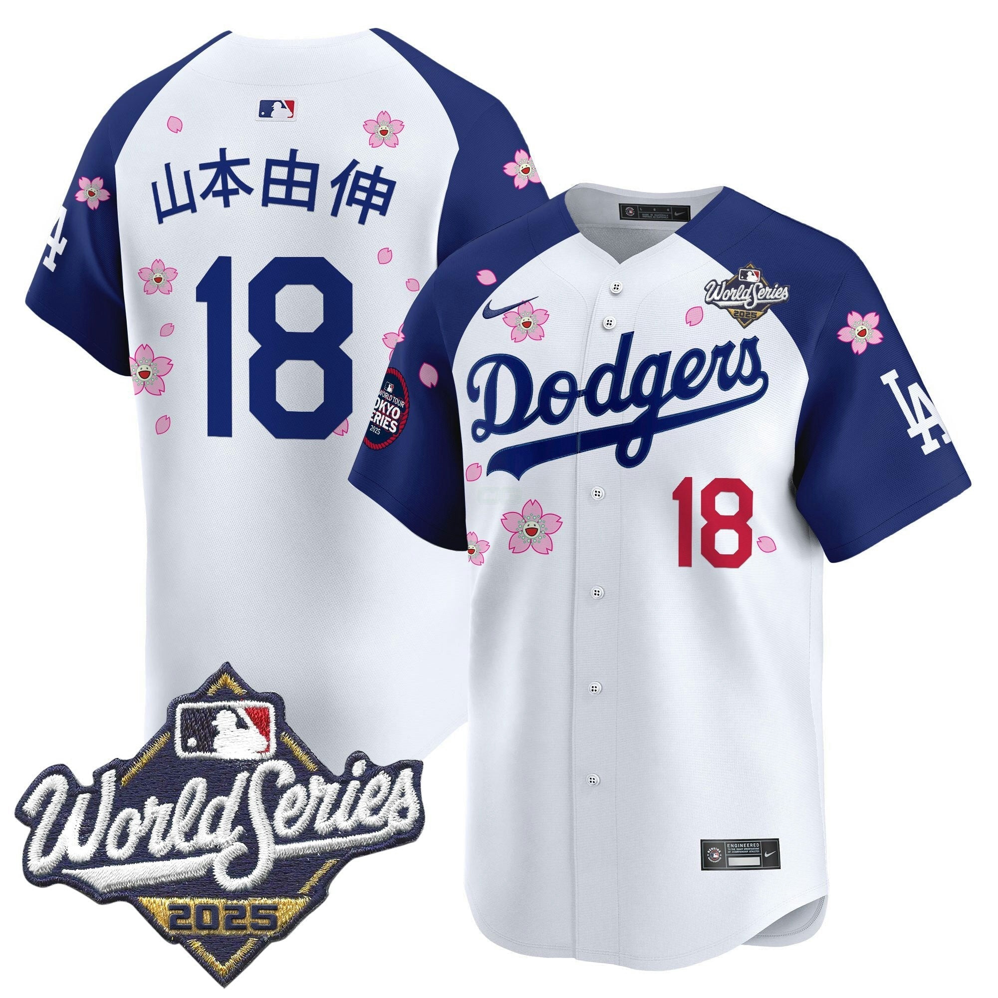 Camisa MLB Men’s 2025 World Series x Tokyo Series Vapor Premier Limited Jersey V2 – Stitched
