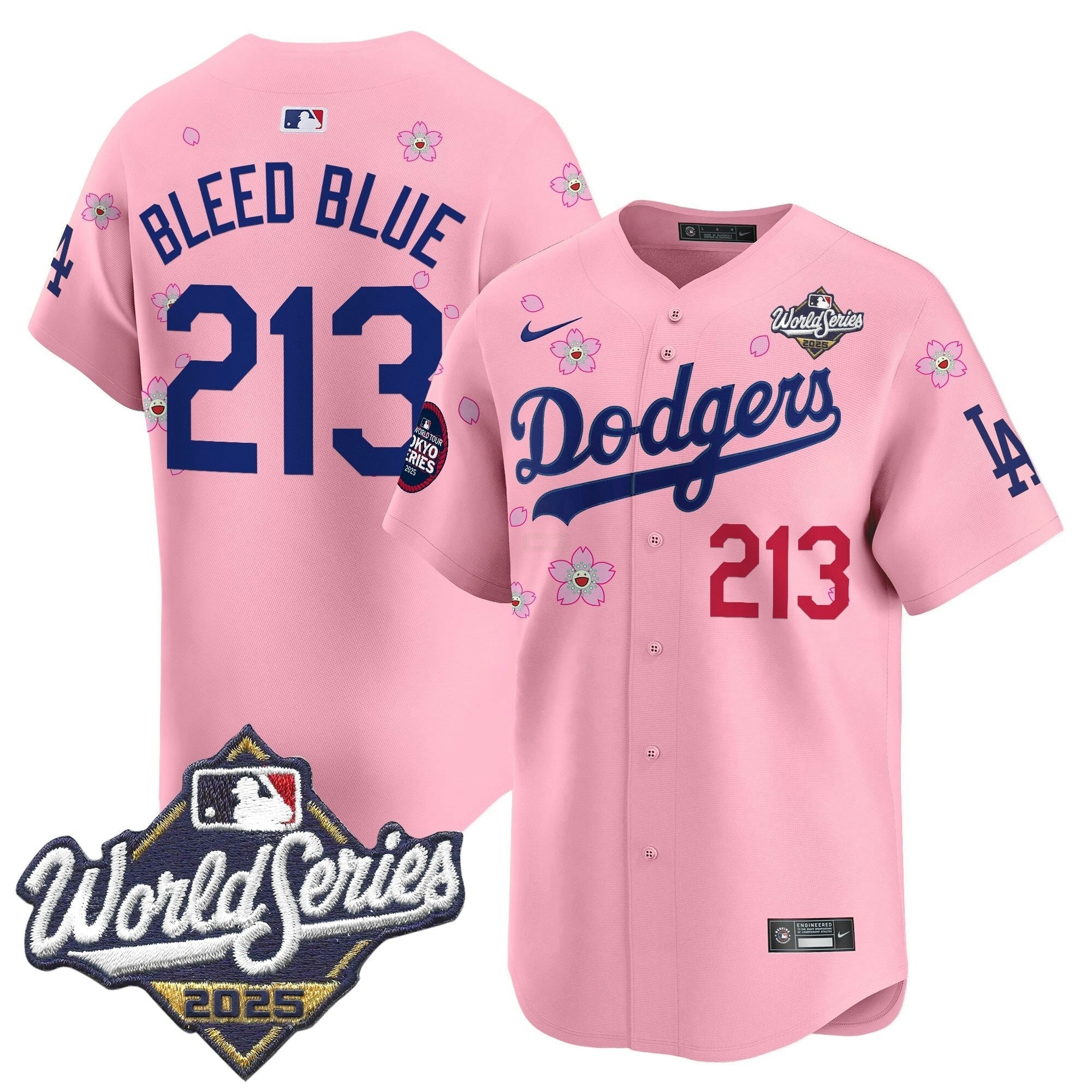 Camisa MLB Men’s 2025 World Series x Tokyo Series Vapor Premier Limited Jersey V2 – Stitched