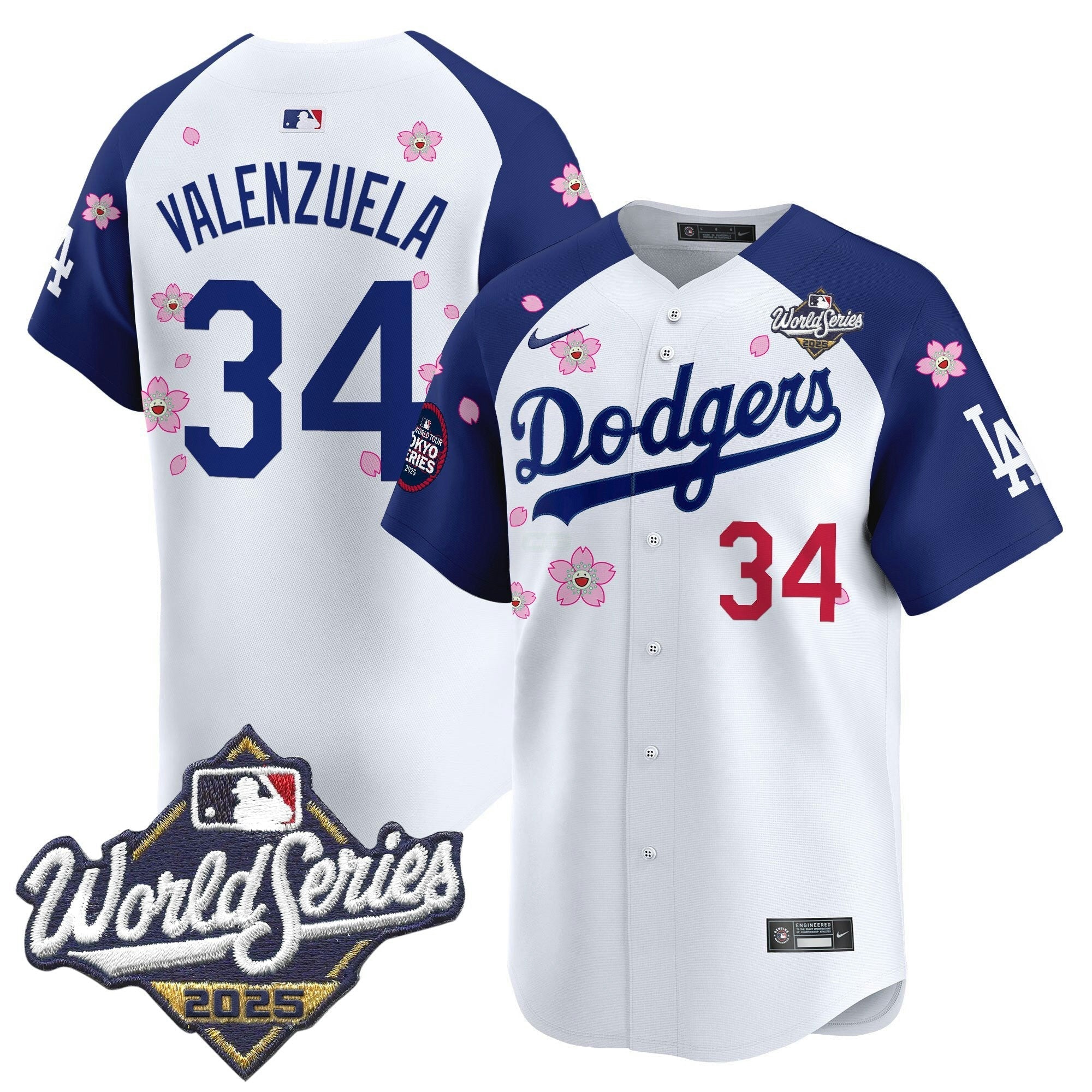 Camisa MLB Men’s 2025 World Series x Tokyo Series Vapor Premier Limited Jersey V2 – Stitched