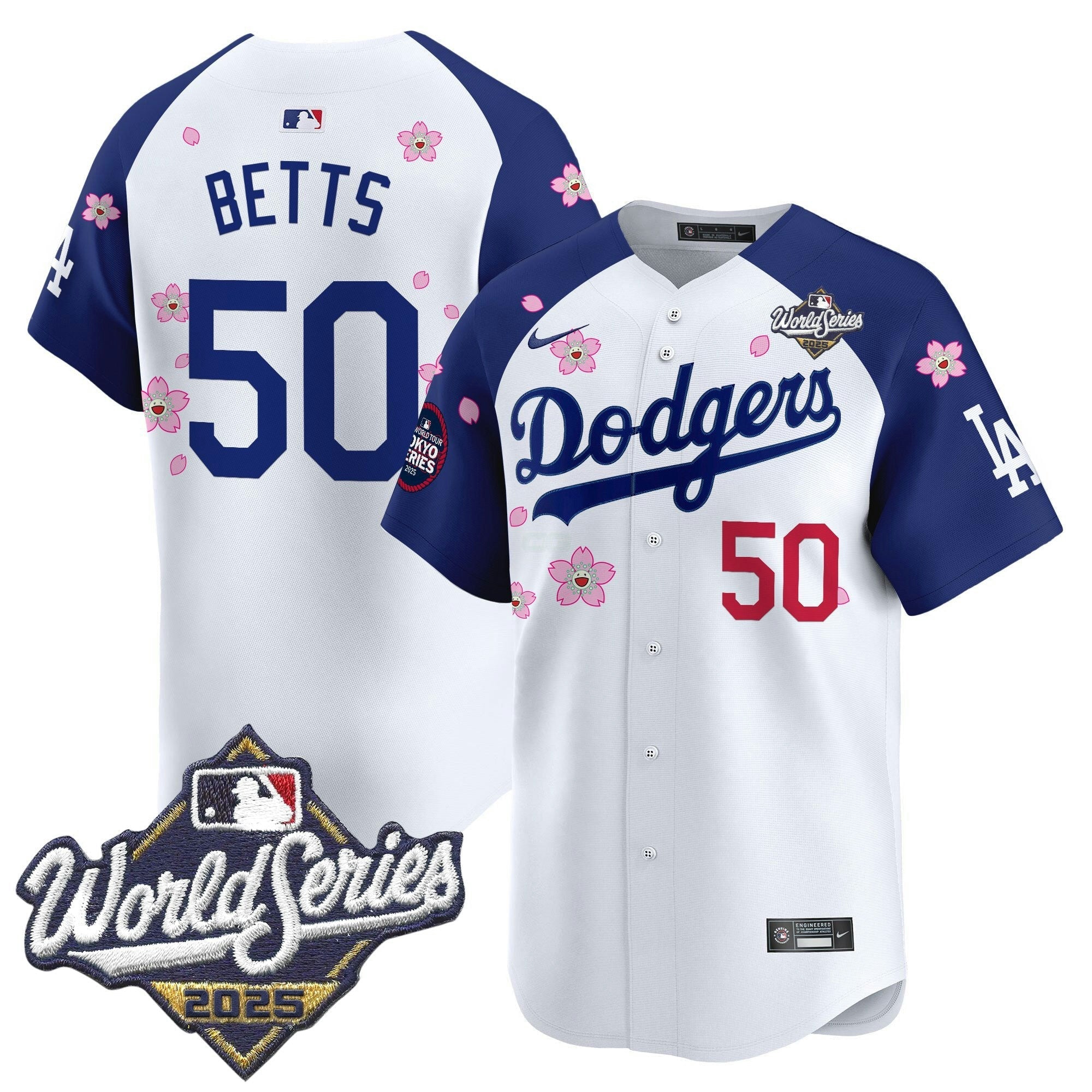 Camisa MLB Men’s 2025 World Series x Tokyo Series Vapor Premier Limited Jersey V2 – Stitched