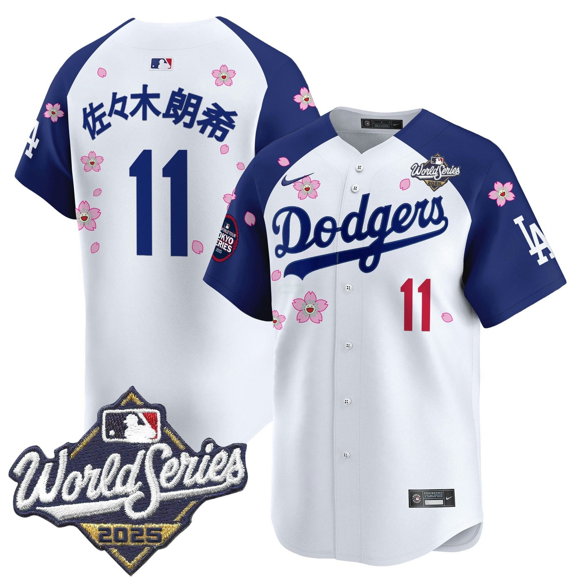 Camisa MLB Men’s 2025 World Series x Tokyo Series Vapor Premier Limited Jersey V2 – Stitched