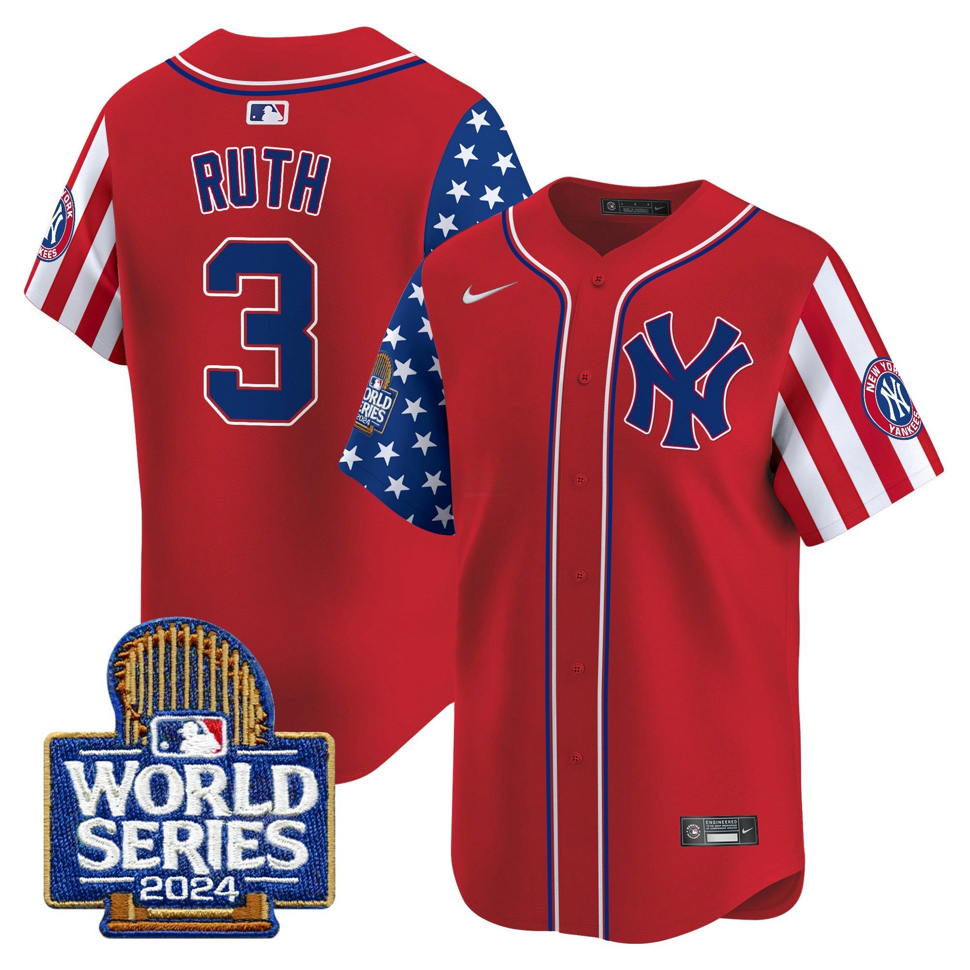 Camisa MLB Men’s American Style 2024 World Series Vapor Premier Limited Jersey
